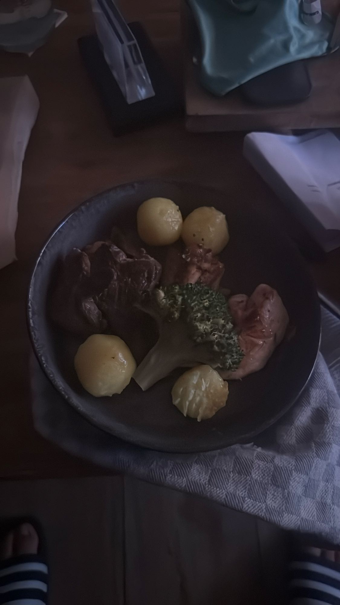 Vlees met aardappelen