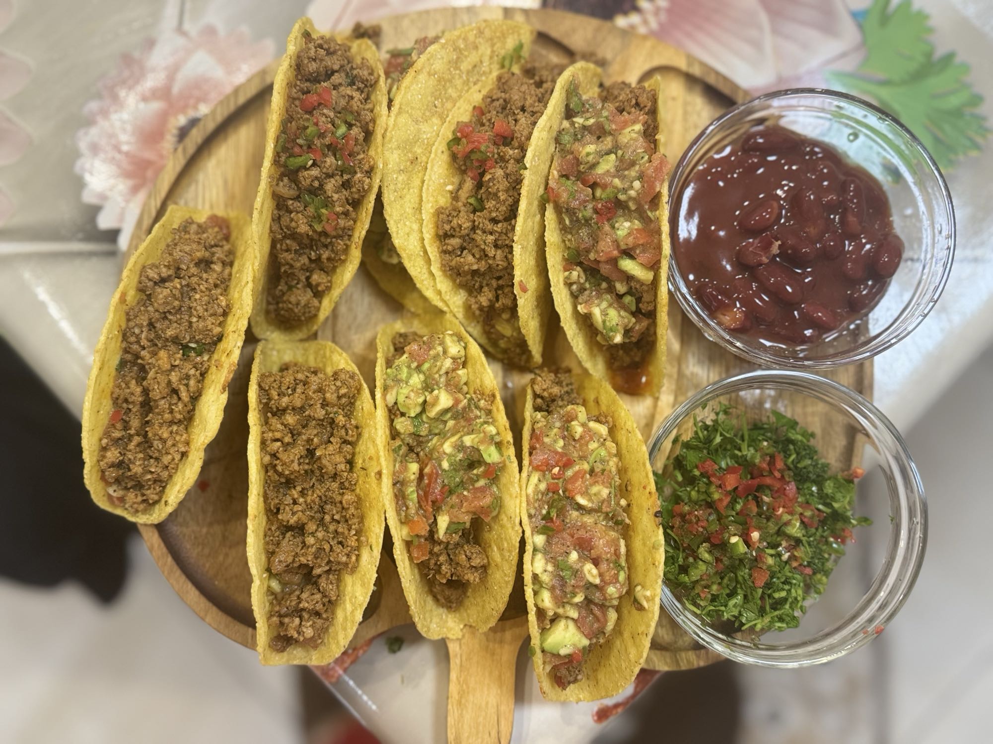 Tacos cu carne și legume