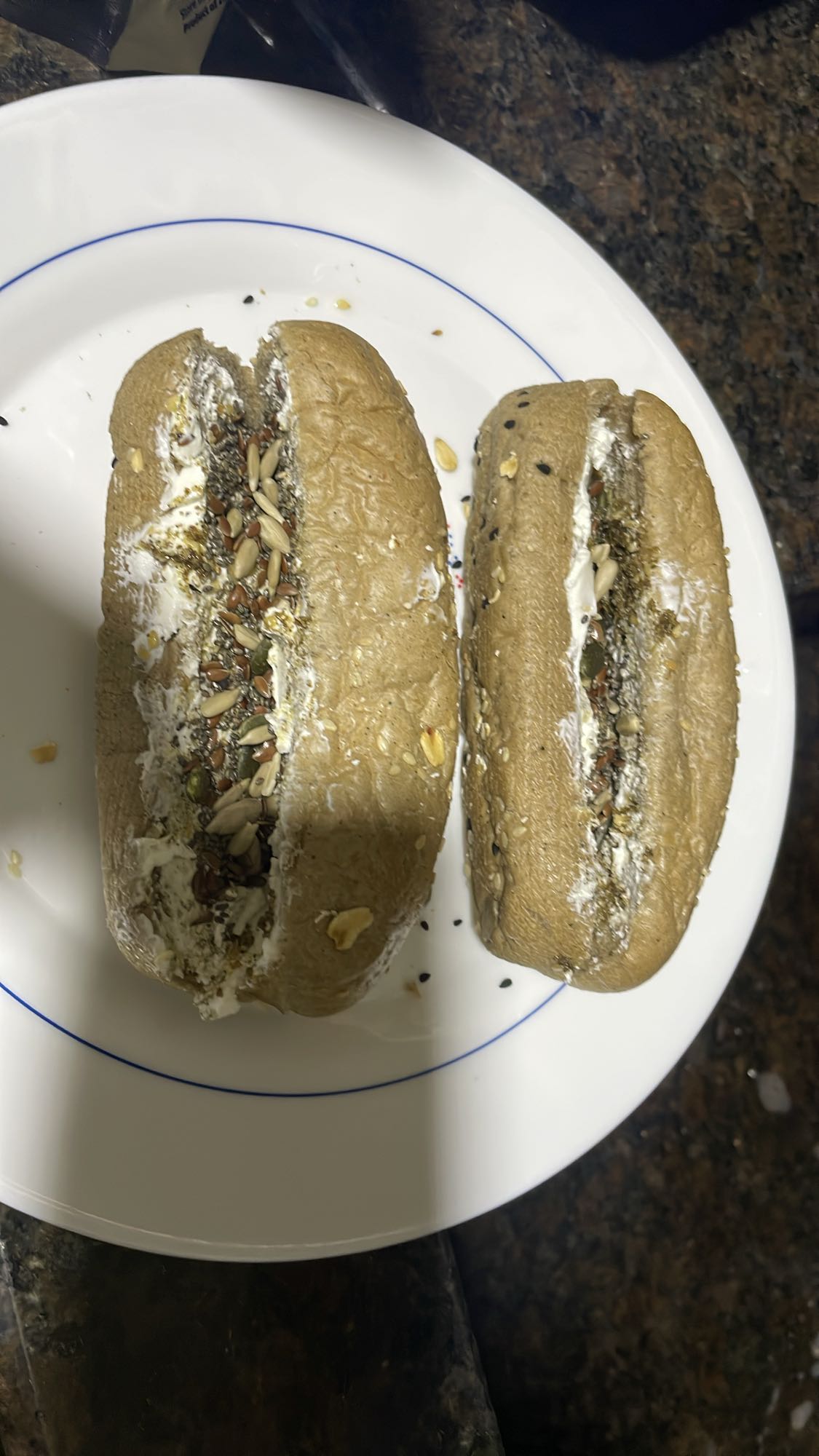 Seed Cream Cheese Rolls
