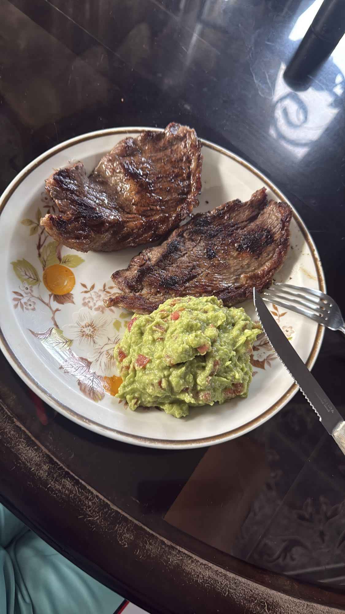 Grilled Steak with Guac