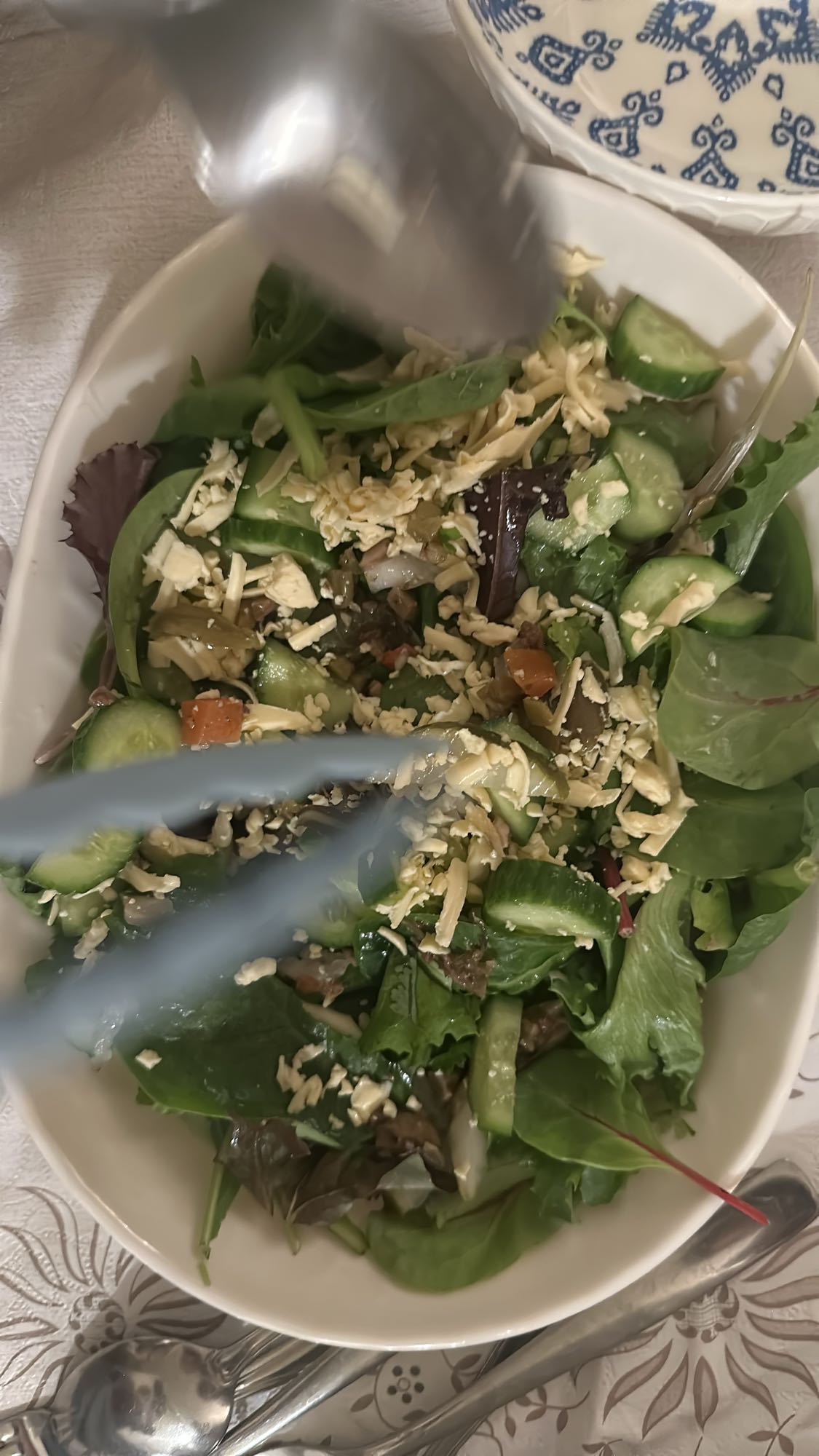 Green Salad with Cheese