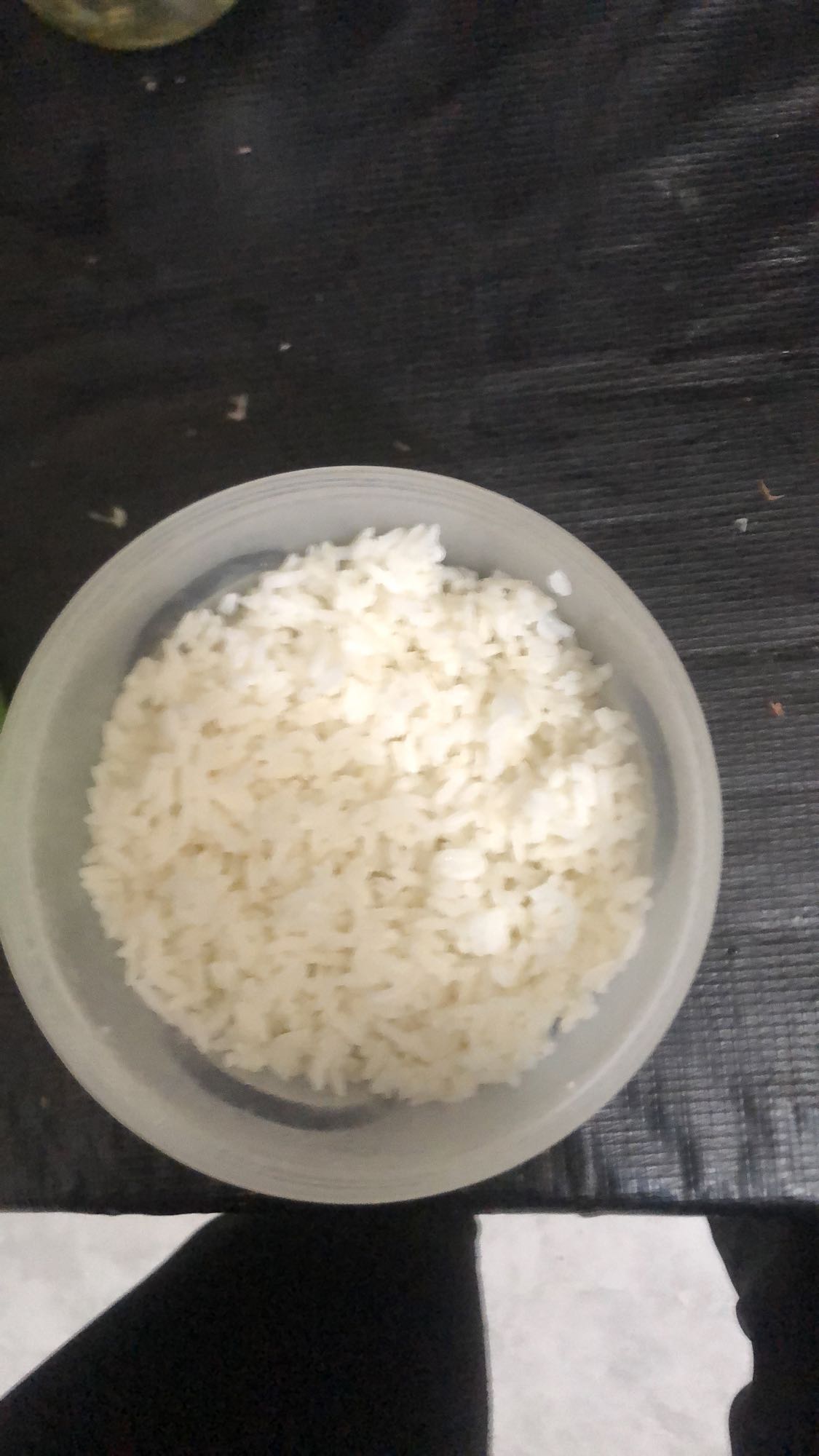 arroz blanco cocido