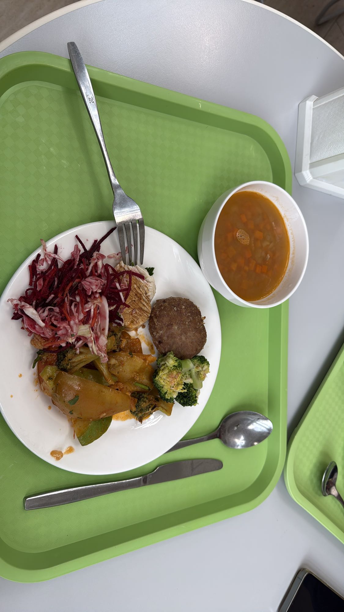 Mixed Veg Plate & Soup