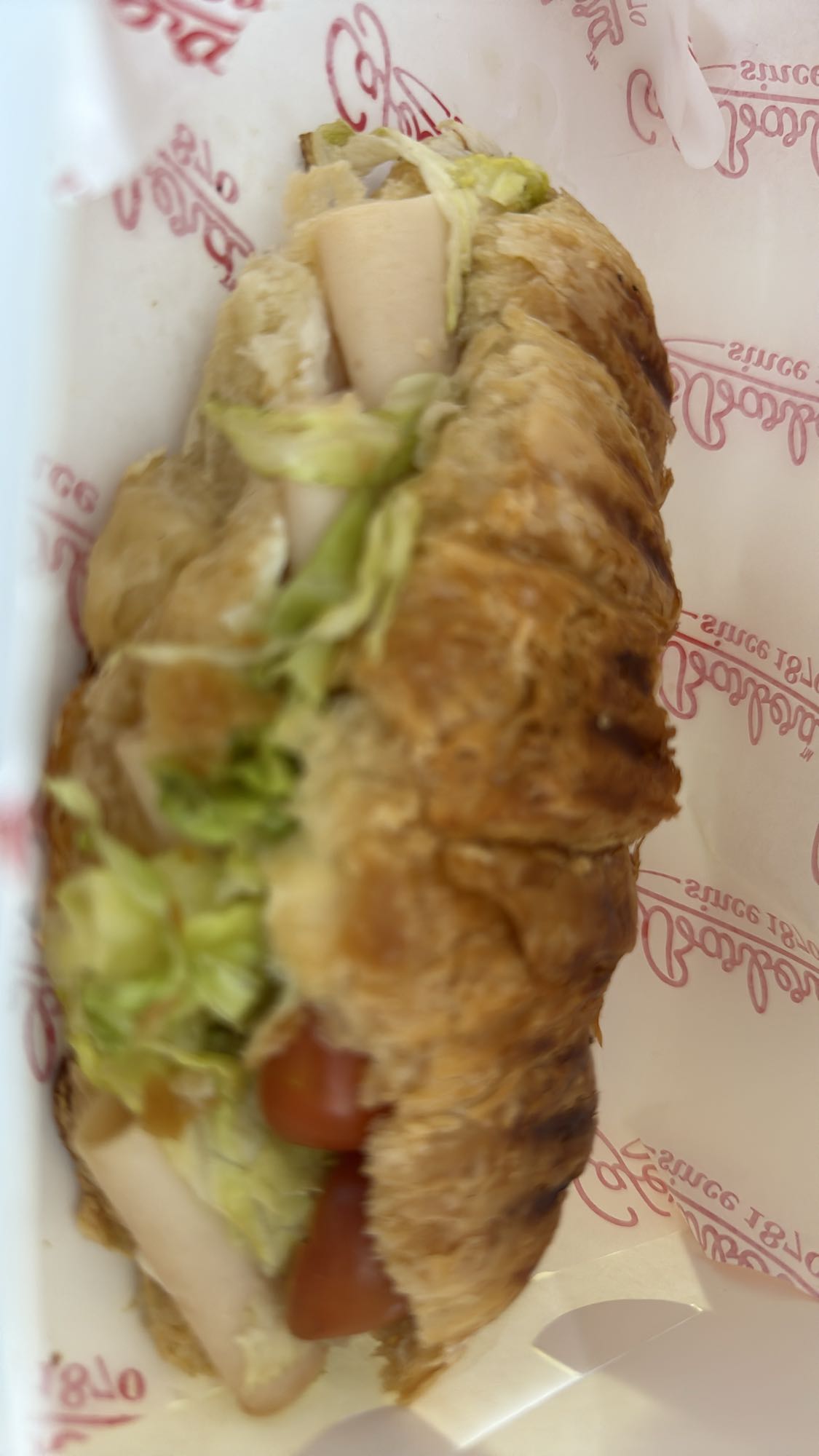 Turkey Croissant Sandwich