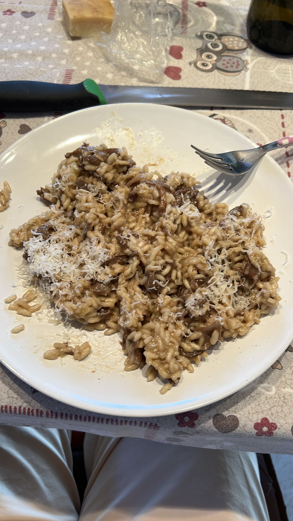 Risotto cu ciuperci și parmezan