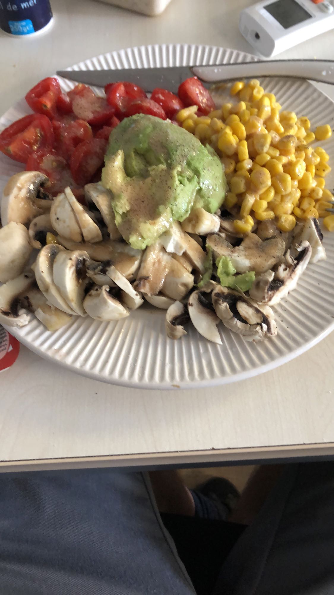 Assiette légumes frais