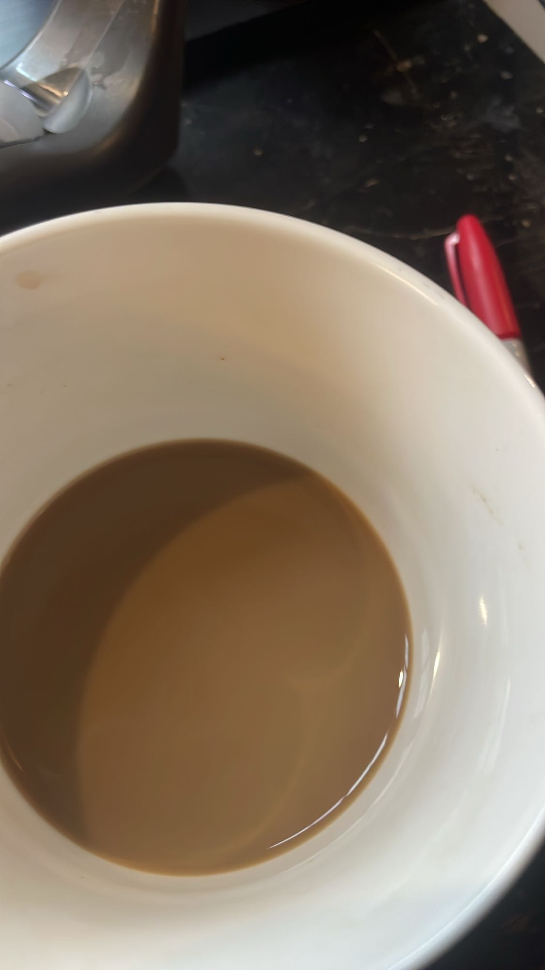 Kaffe med mjölk