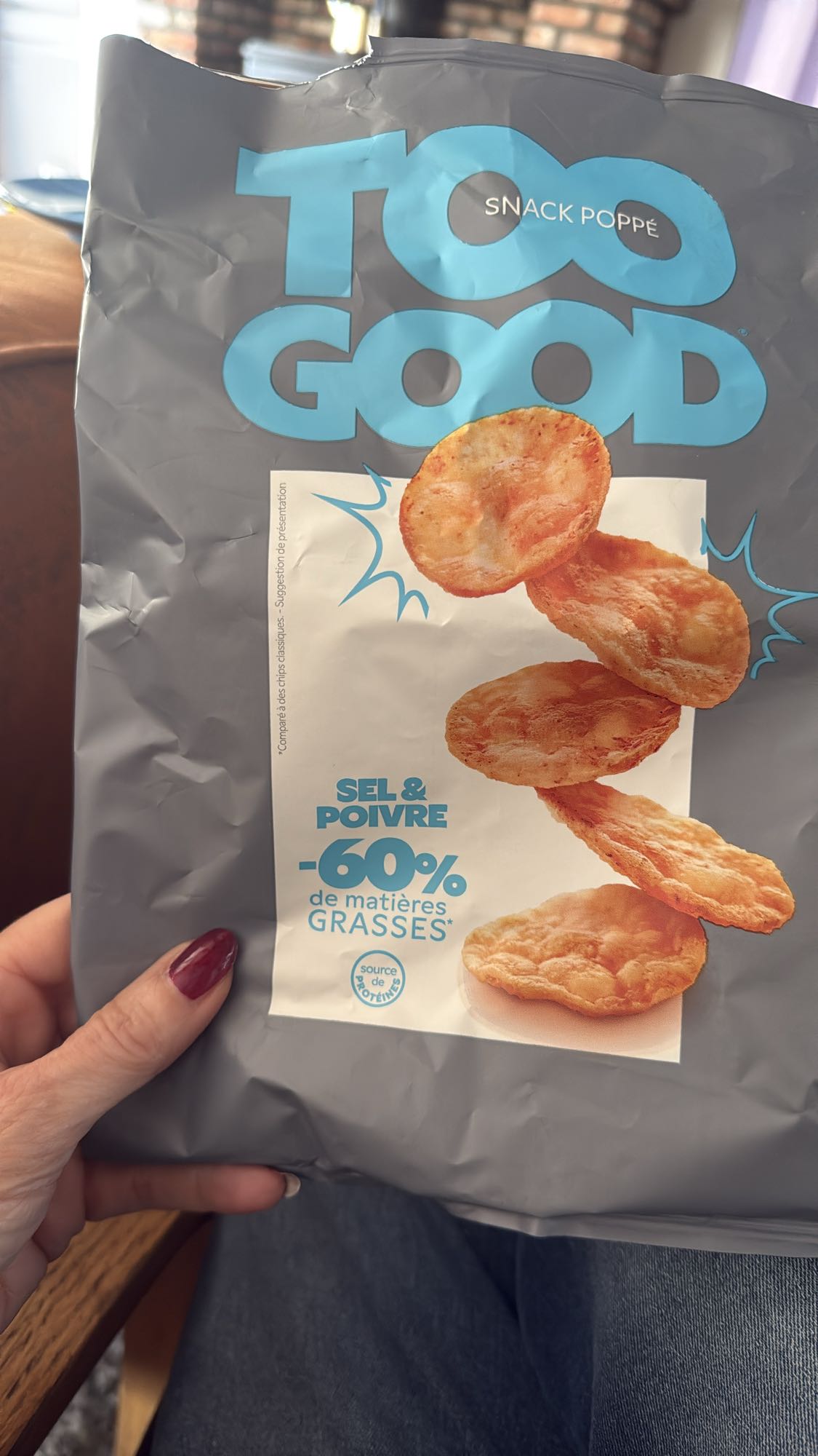 gepofte zout & peper chips