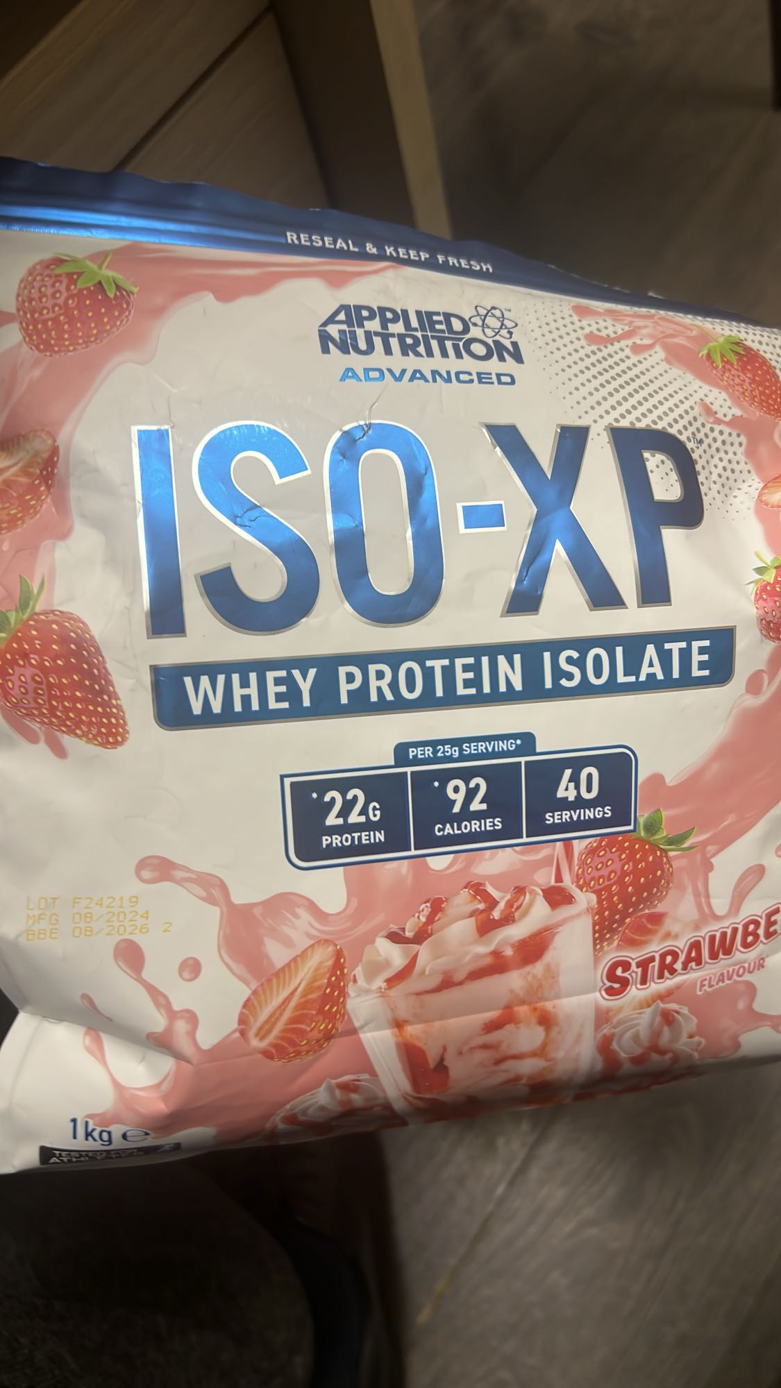 сывороточный изолят клубника