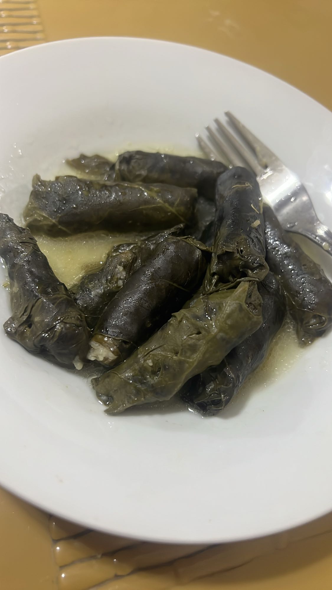 Stuffed grape leaves