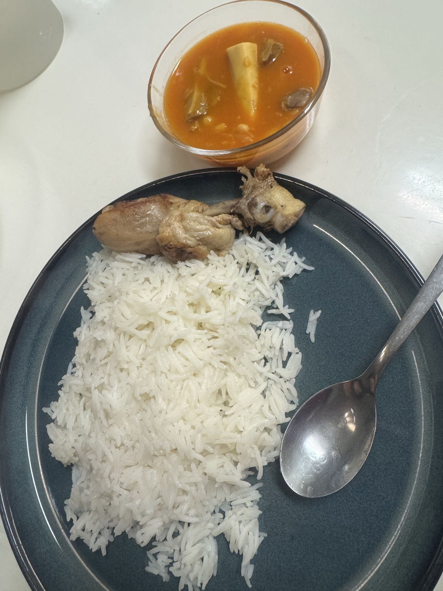 Kyckling med ris och soppa