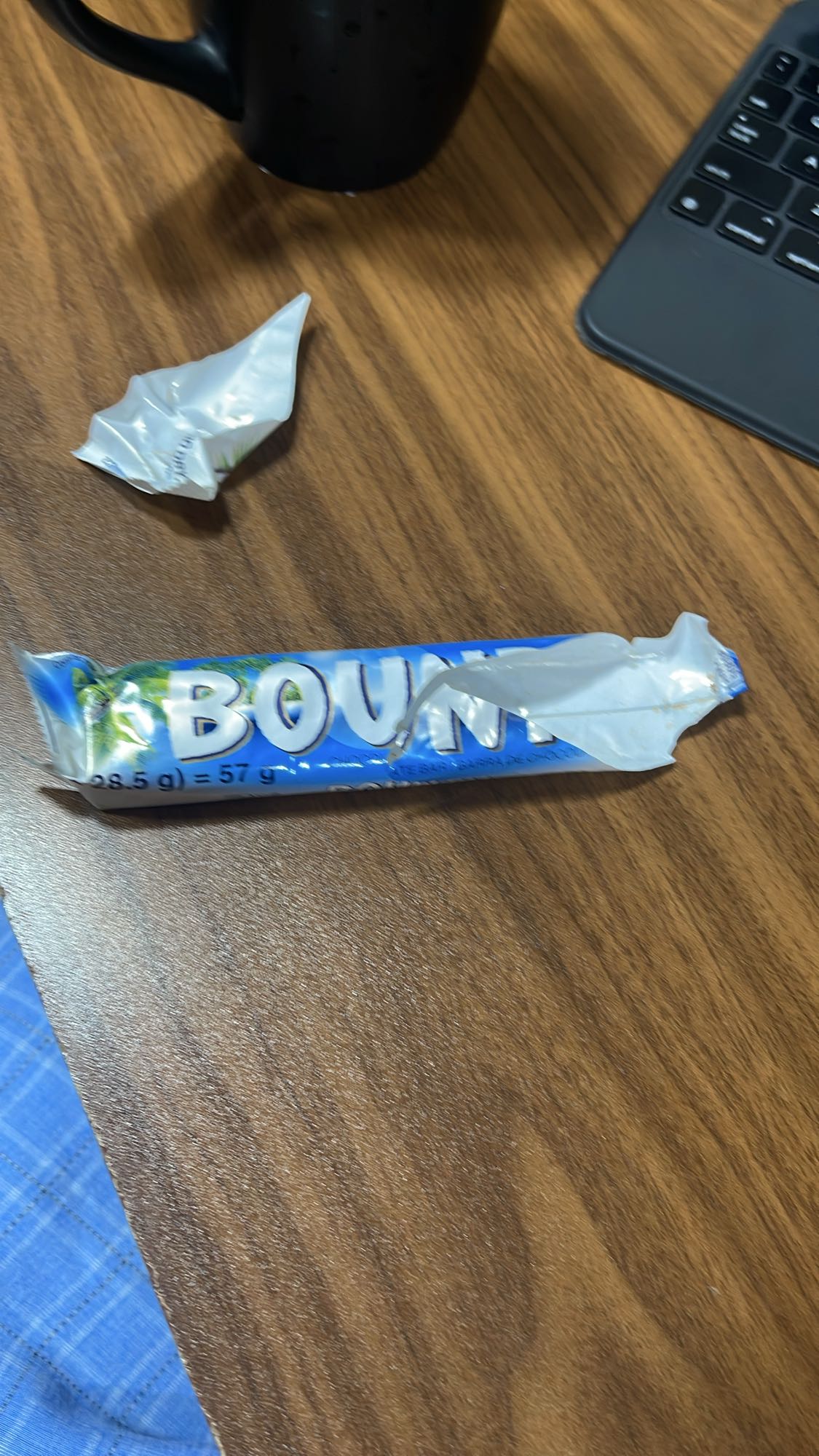 Bounty chocolate bar