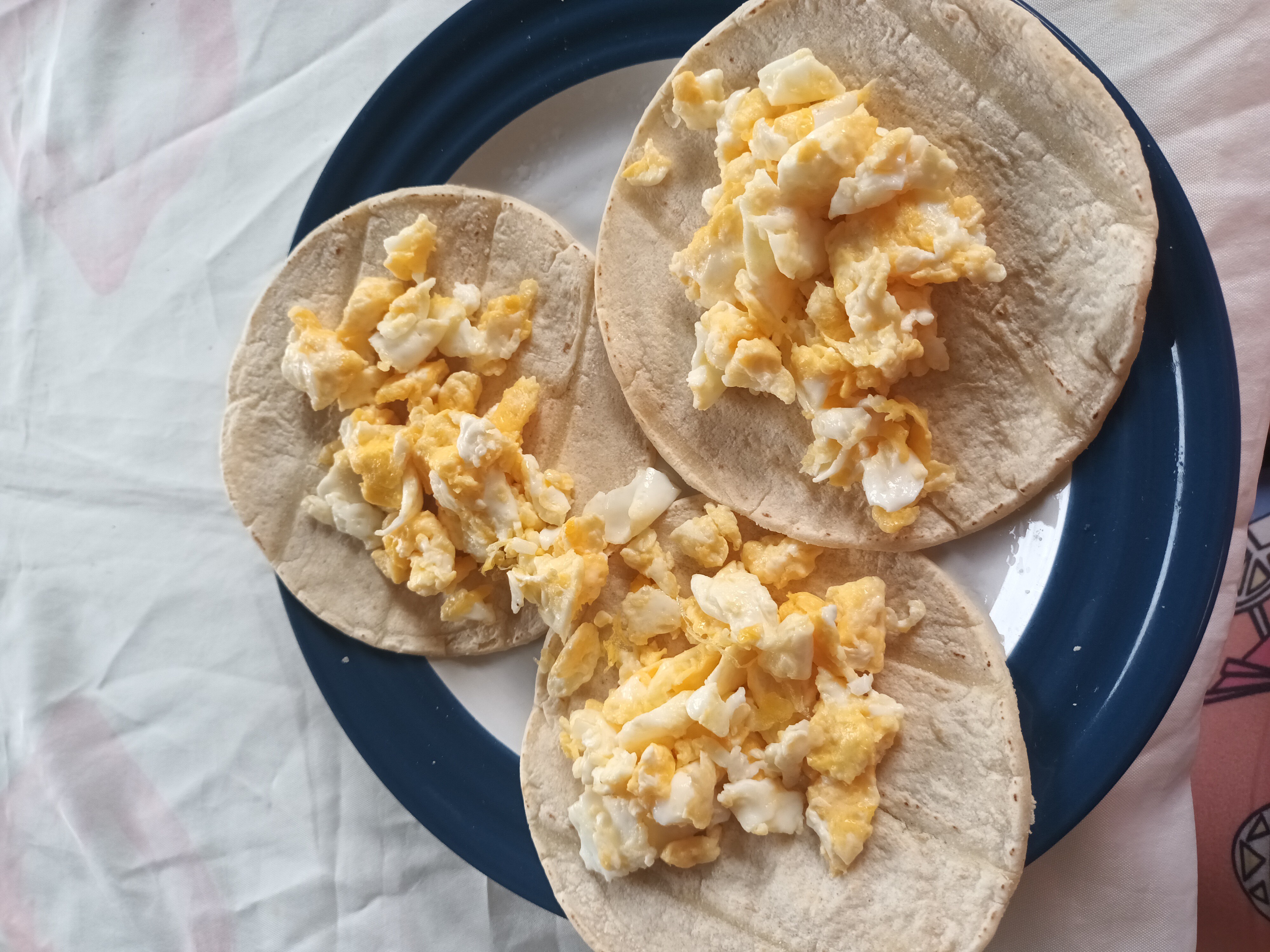 Tacos de huevo