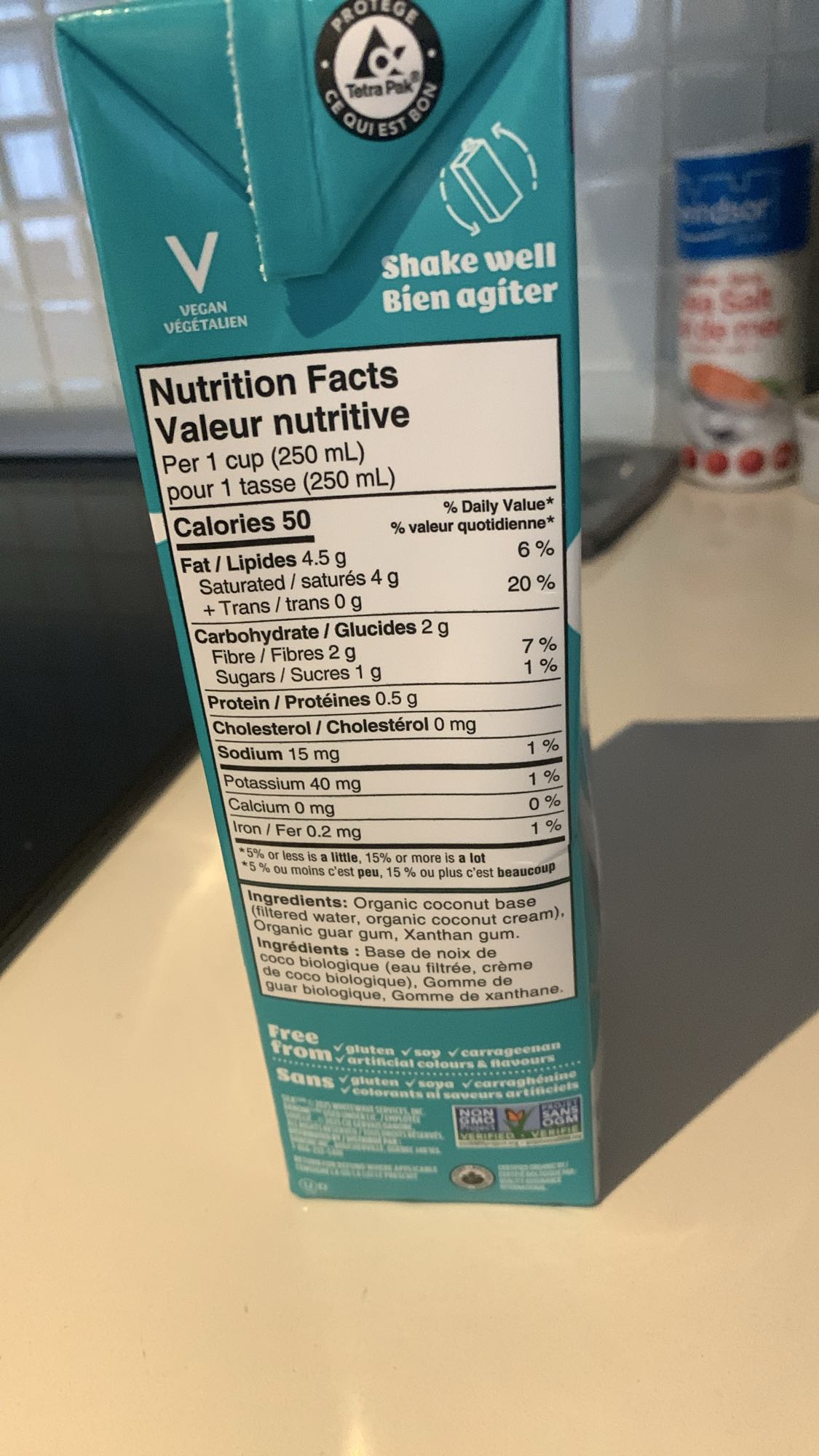 Lait de coco biologique