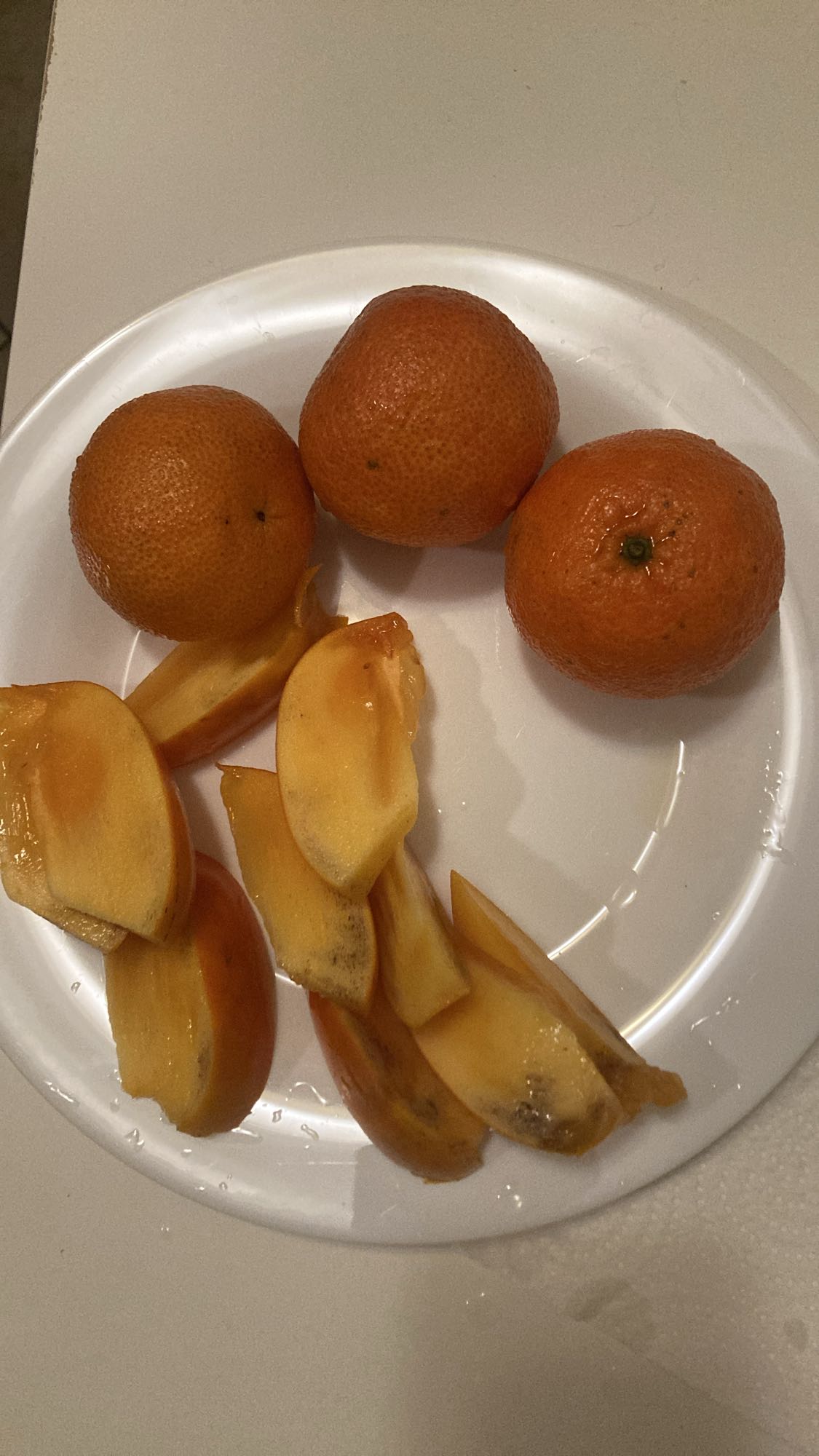 мандарин и хурма