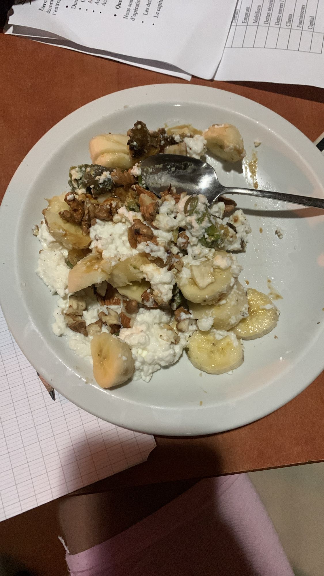 Cottage Cheese Banana Nut Bowl