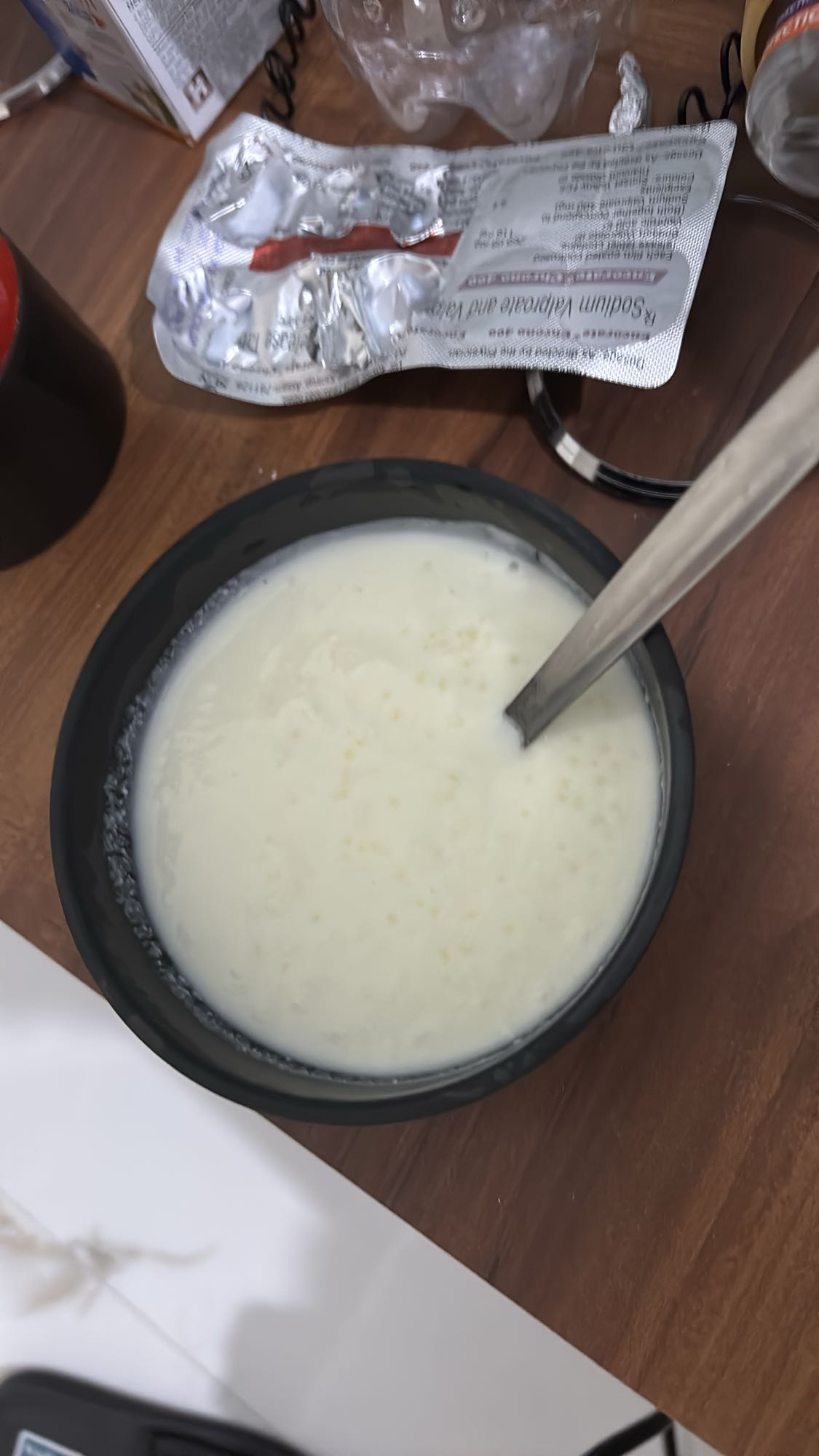 Milk tapioca pudding