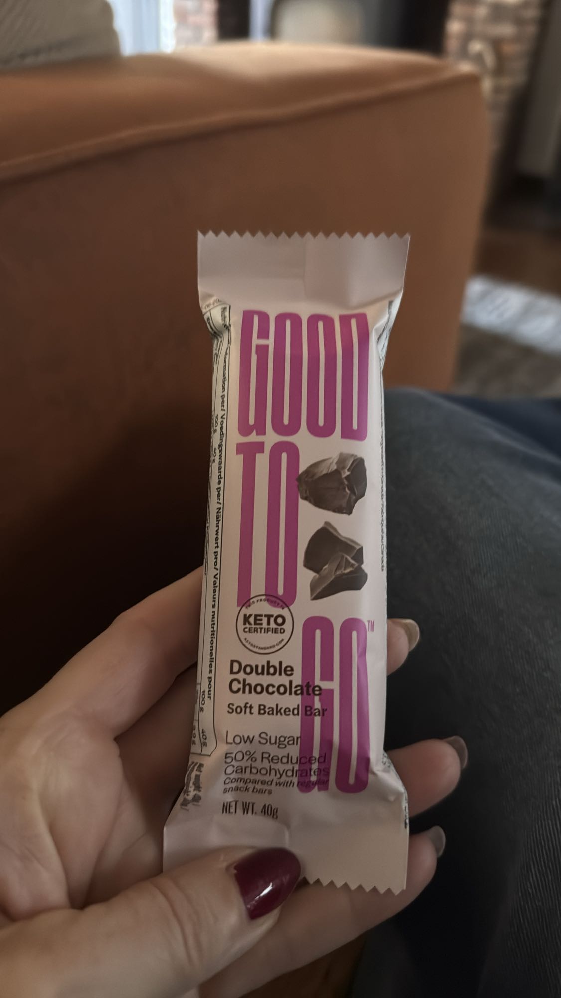 Dubbele chocolade reep