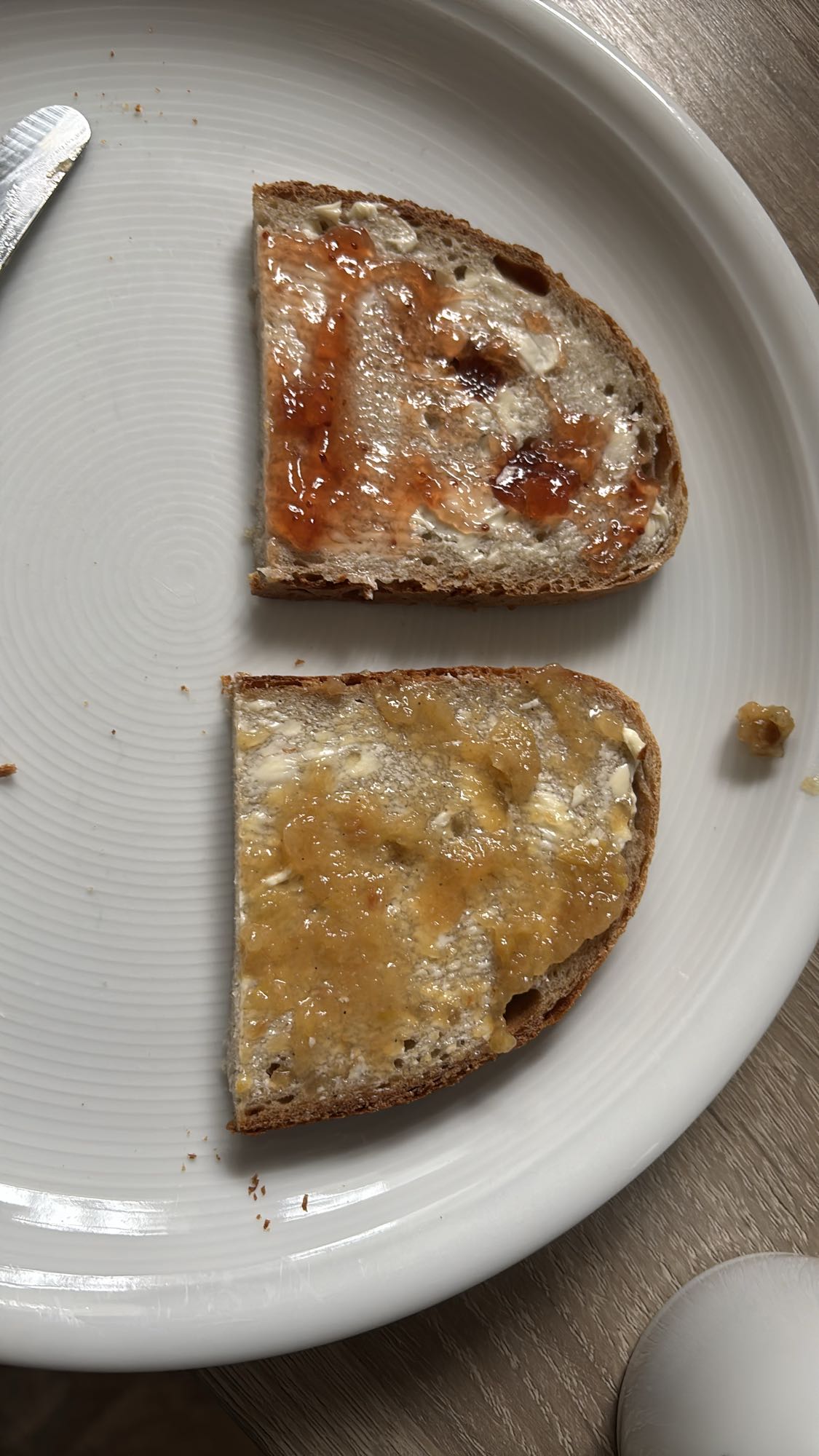 Brot mit Marmelade