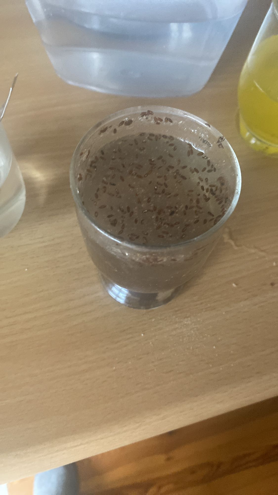 napój z siemieniem lnianym