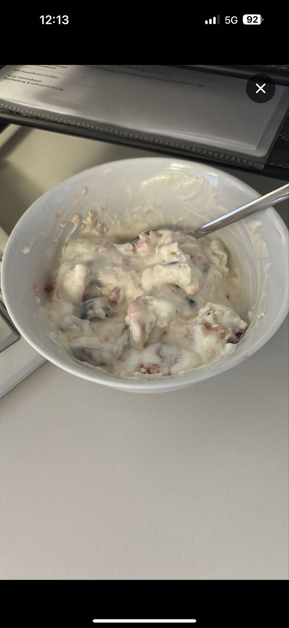 Joghurt mit Früchten