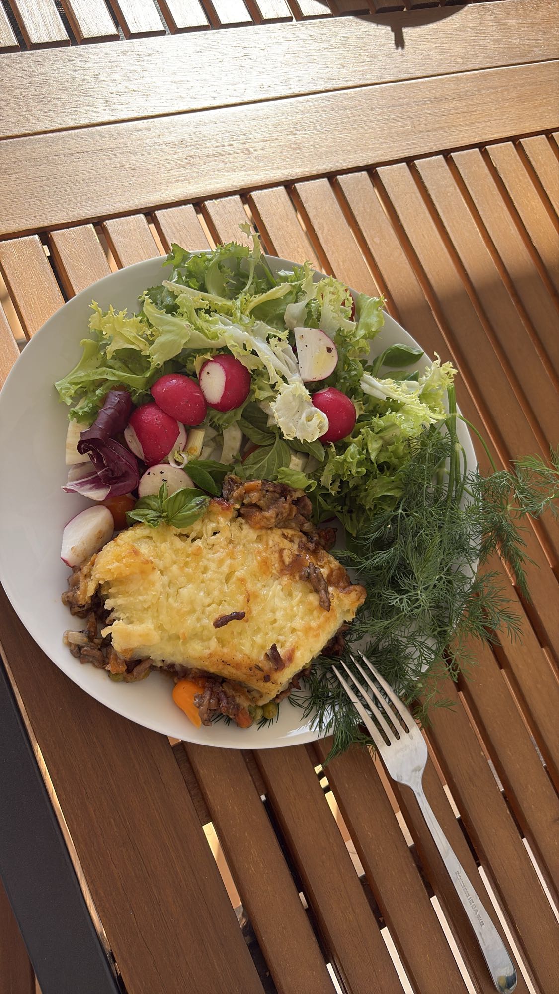 Shepherd's Pie & Salad