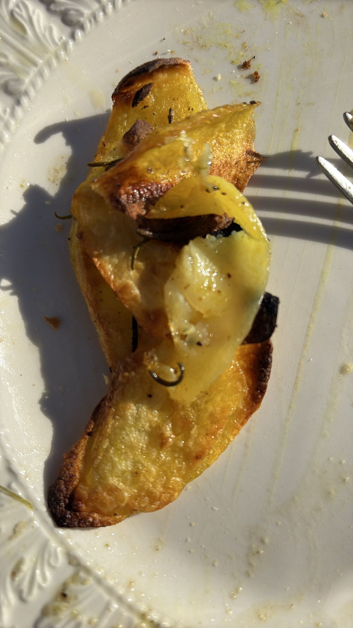 Roasted potato wedge