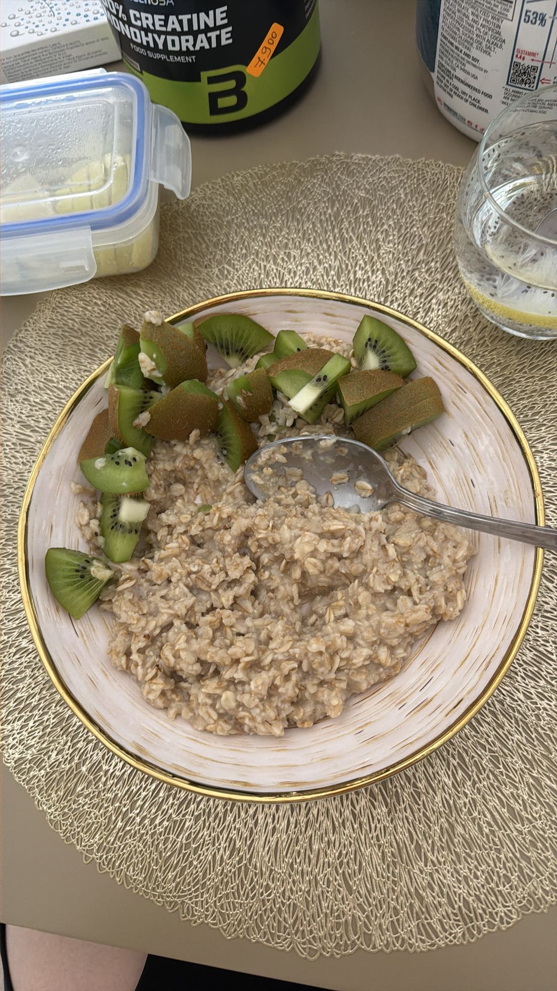 овсянка с киви