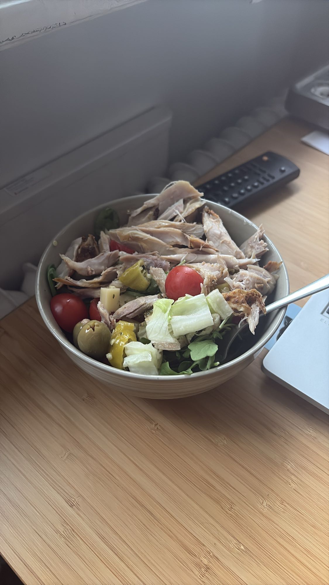 Kycklingsallad skål