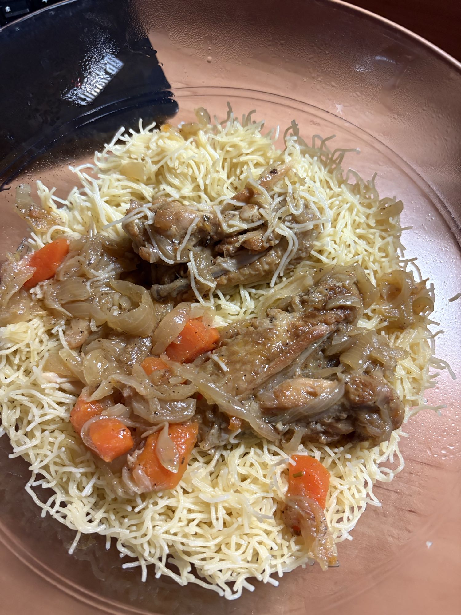 Vermicelles au poulet