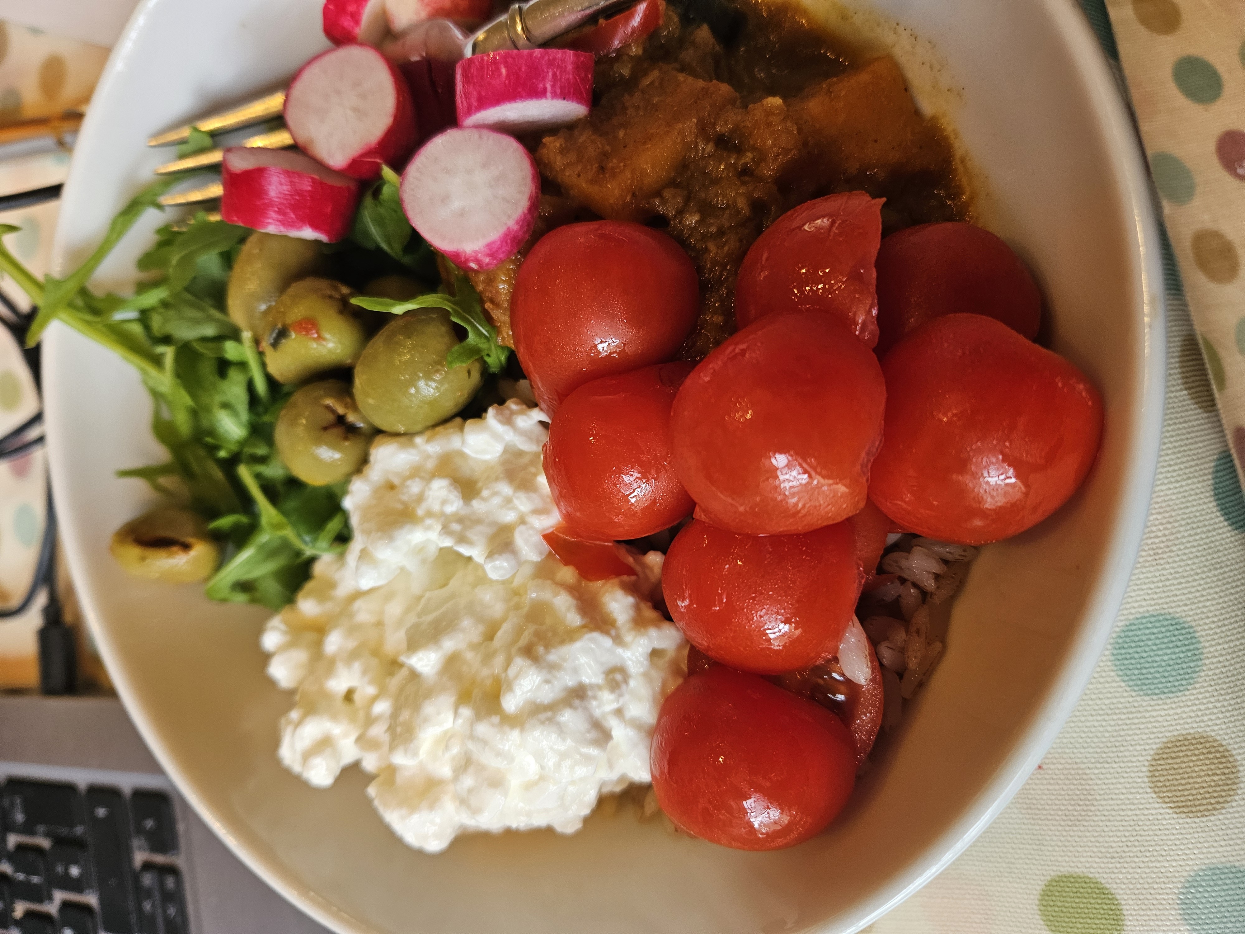 Aubergine Curry & Dahl