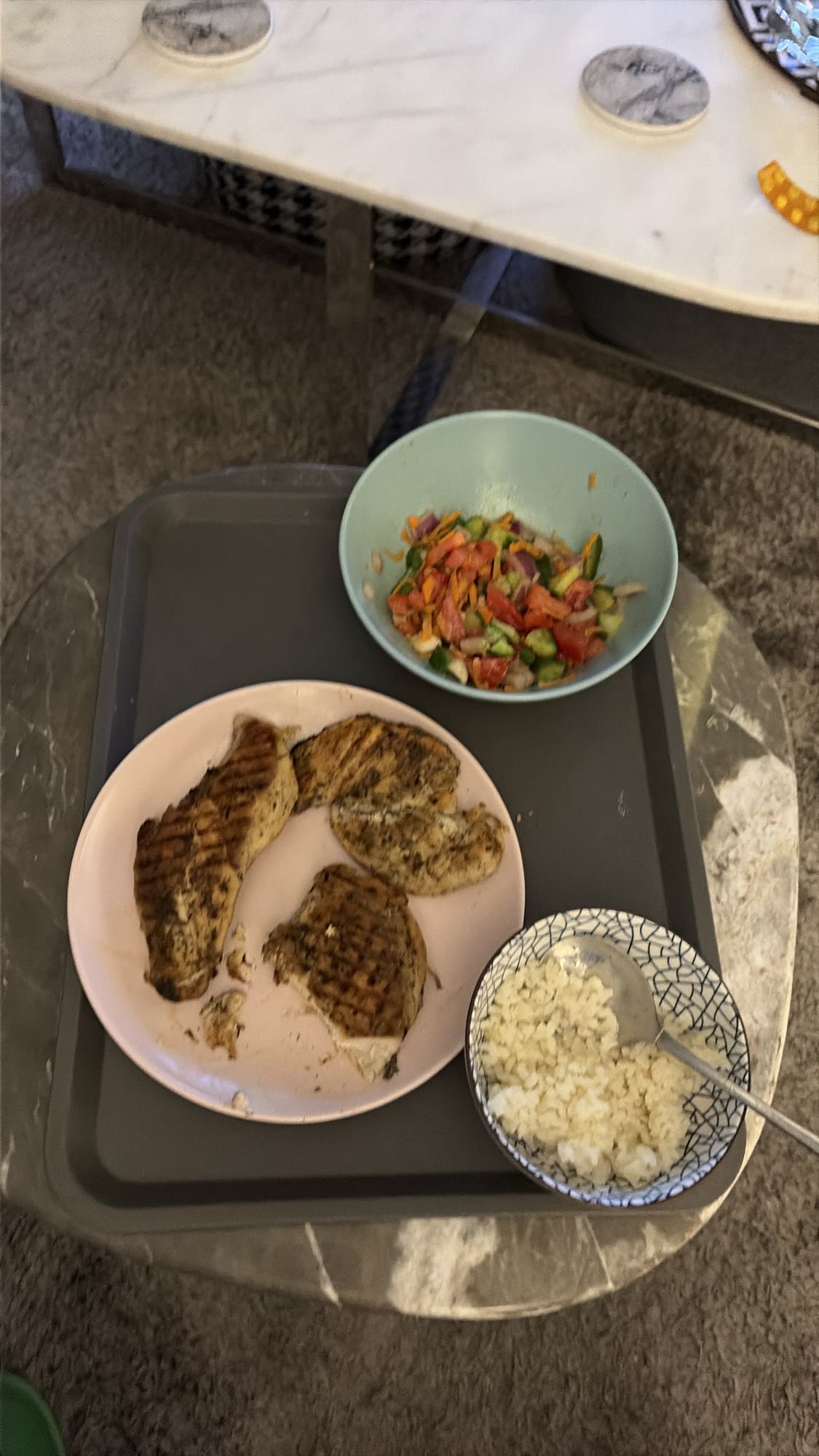 Grilled Chicken with Rice