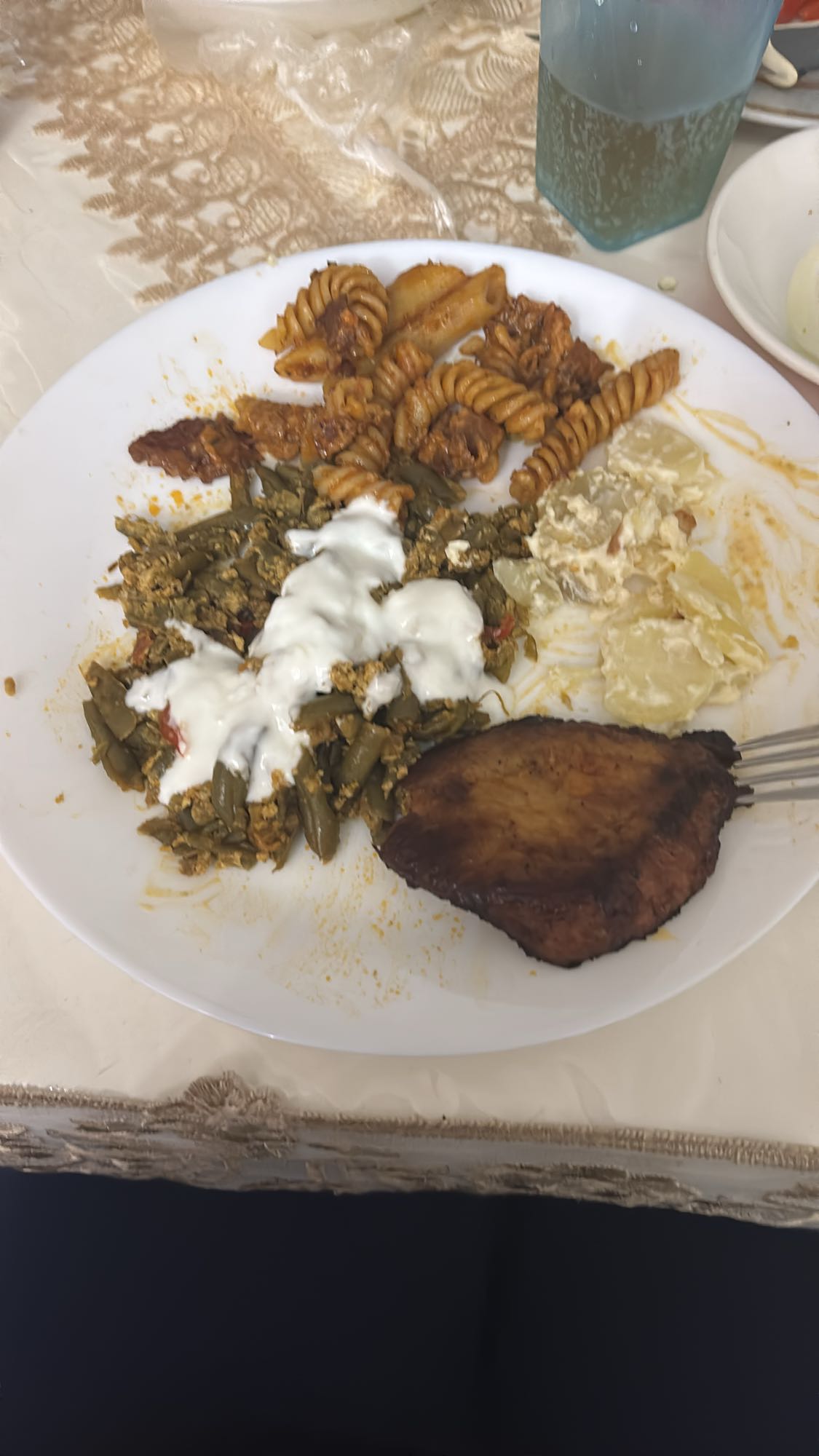 Blandad lunchportion