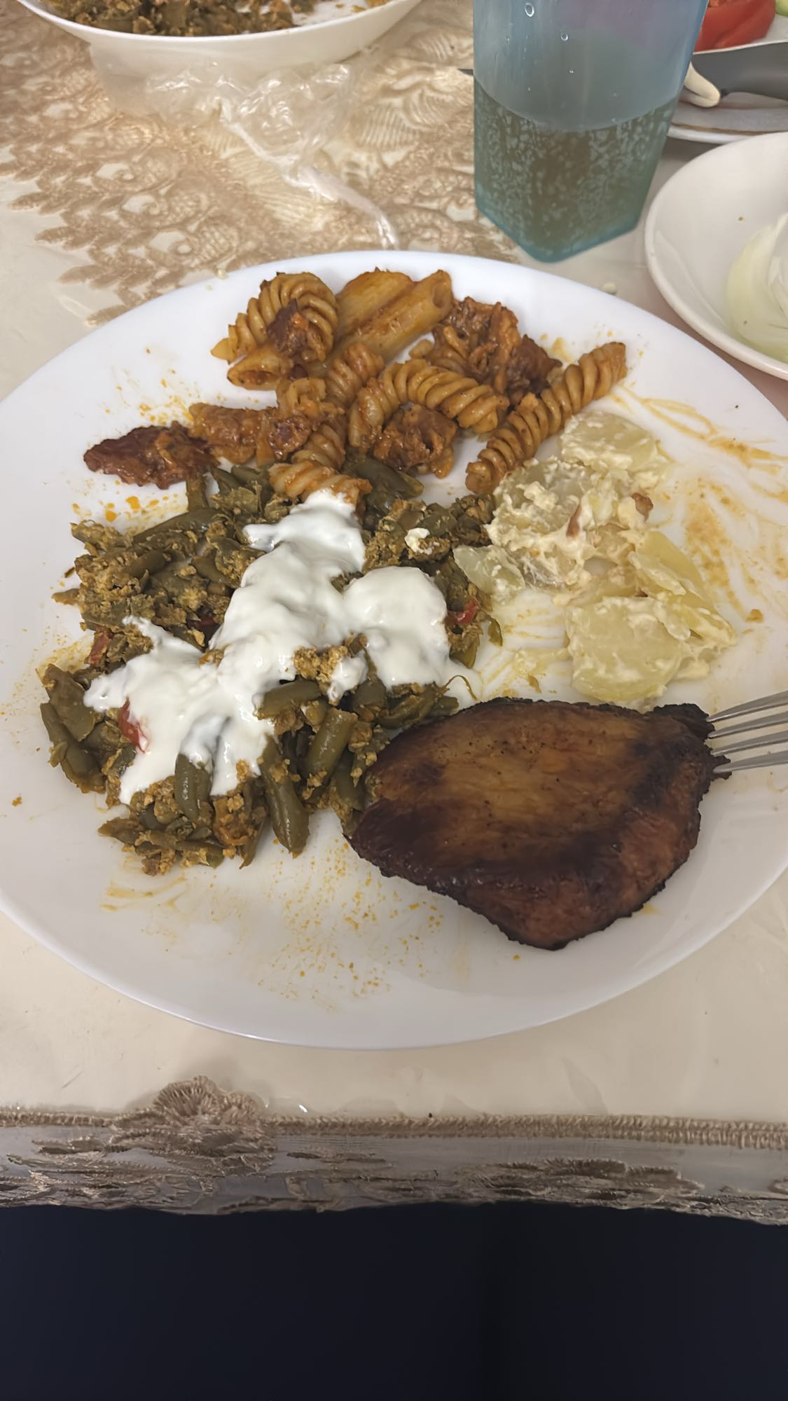 Blandad tallrik med kött