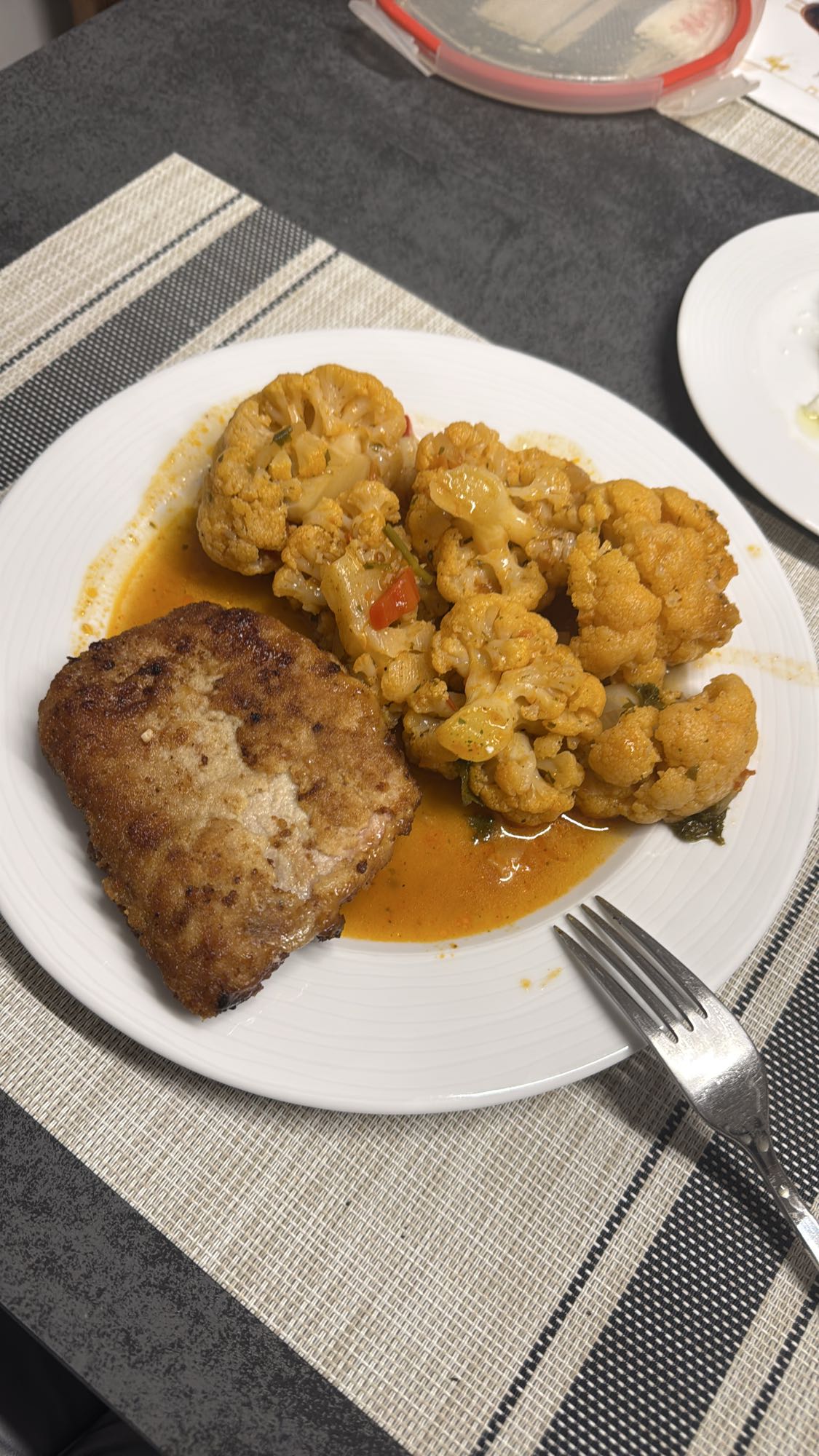 Karnabahar ve Et Köftesi