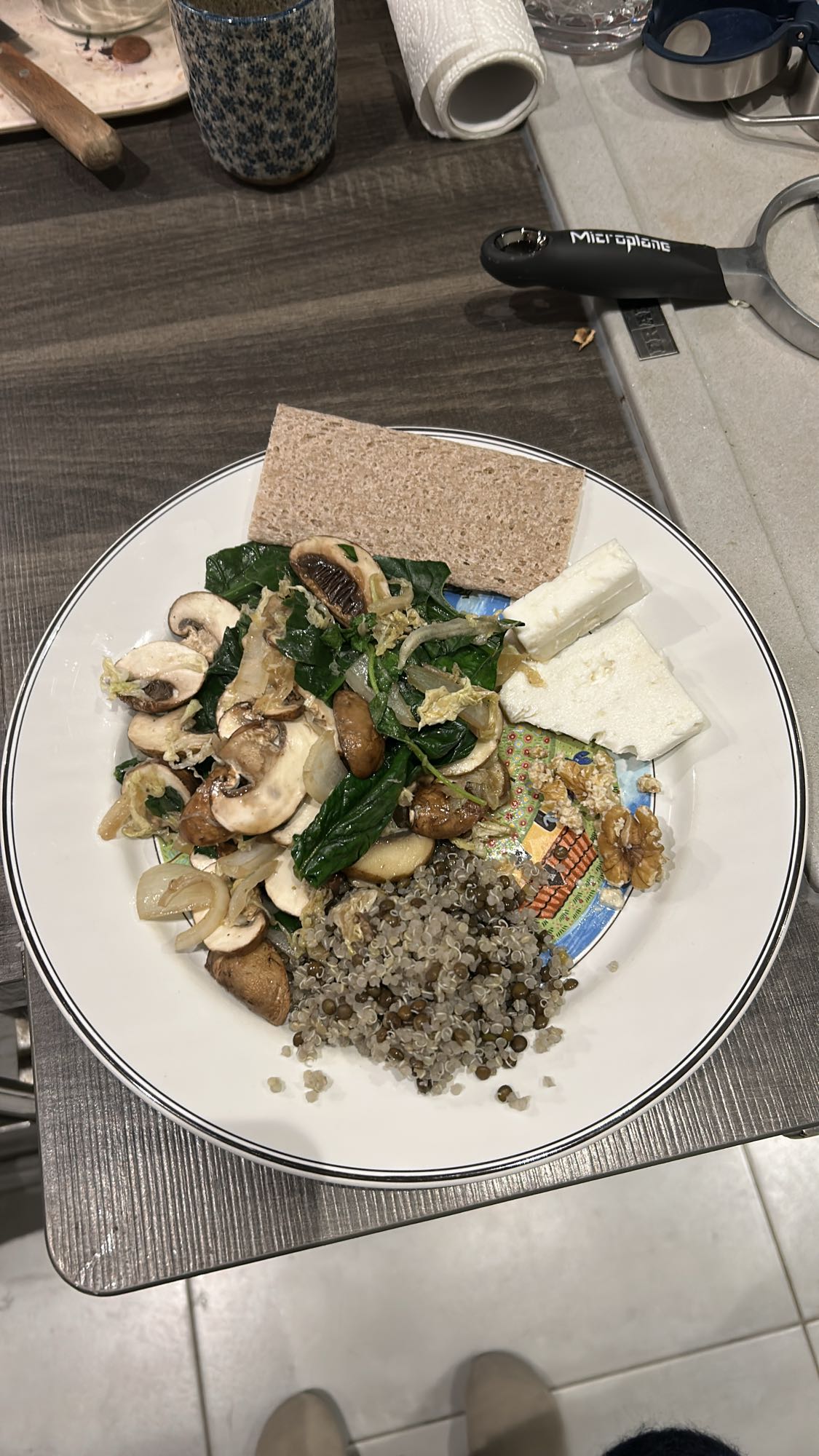 Assiette végétarienne mixte