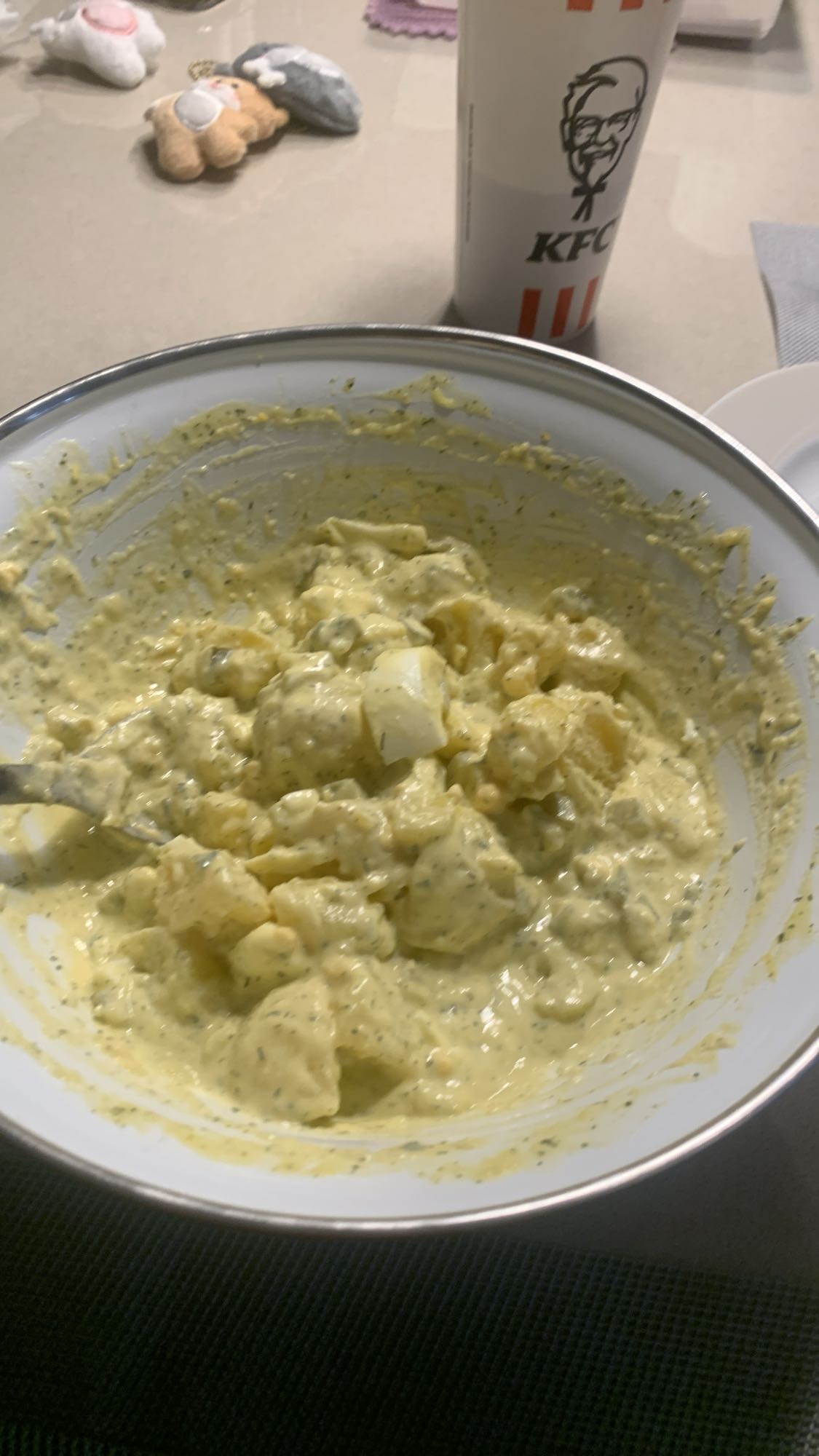 Kartoffelsalat mit Ei