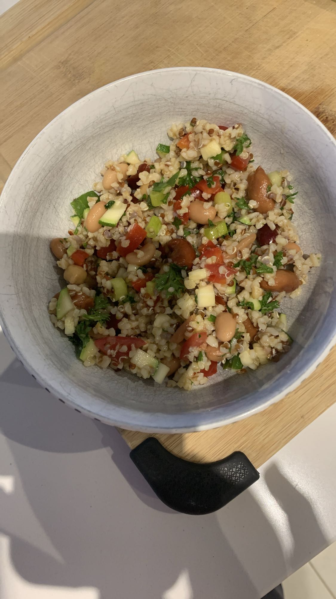 Salade de quinoa et haricots