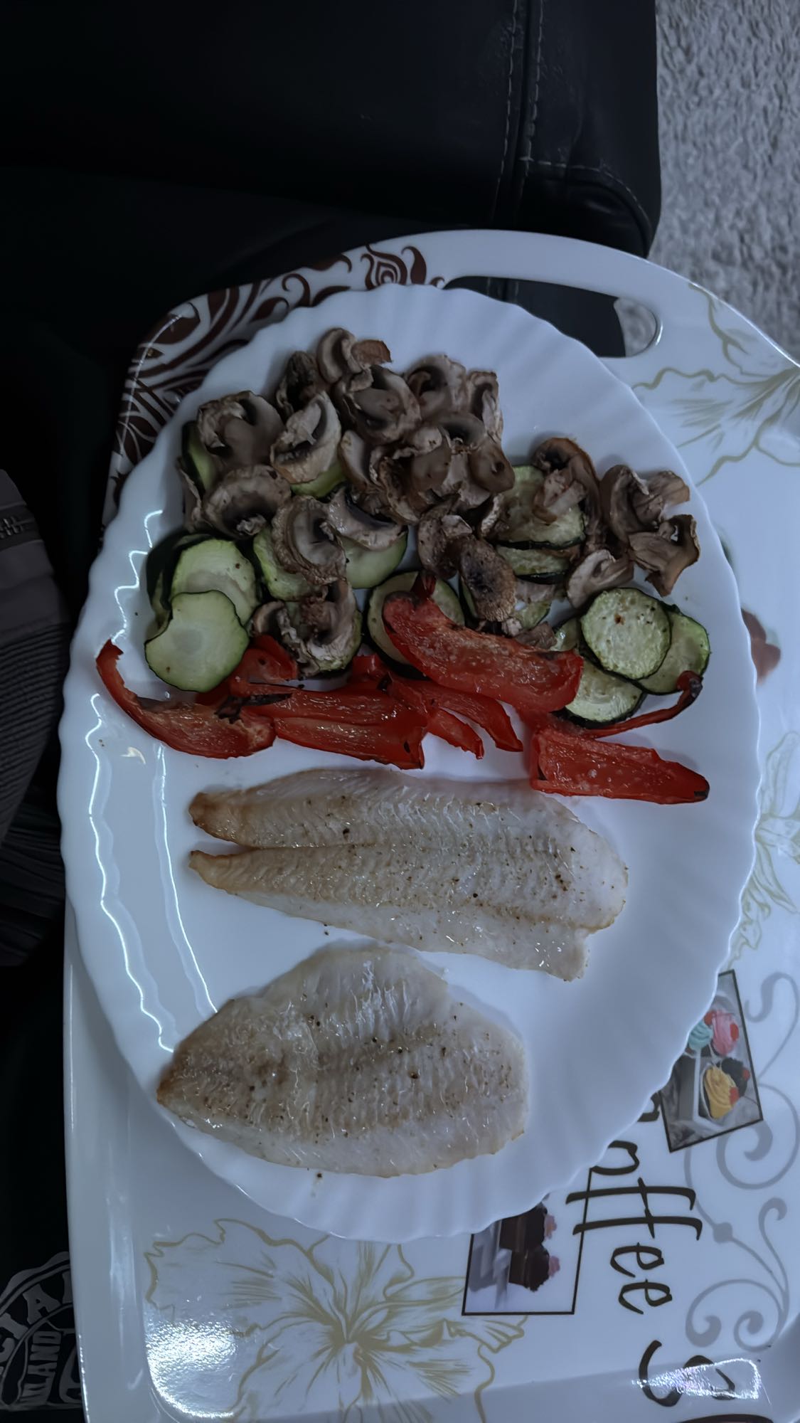 Pescado con verduras