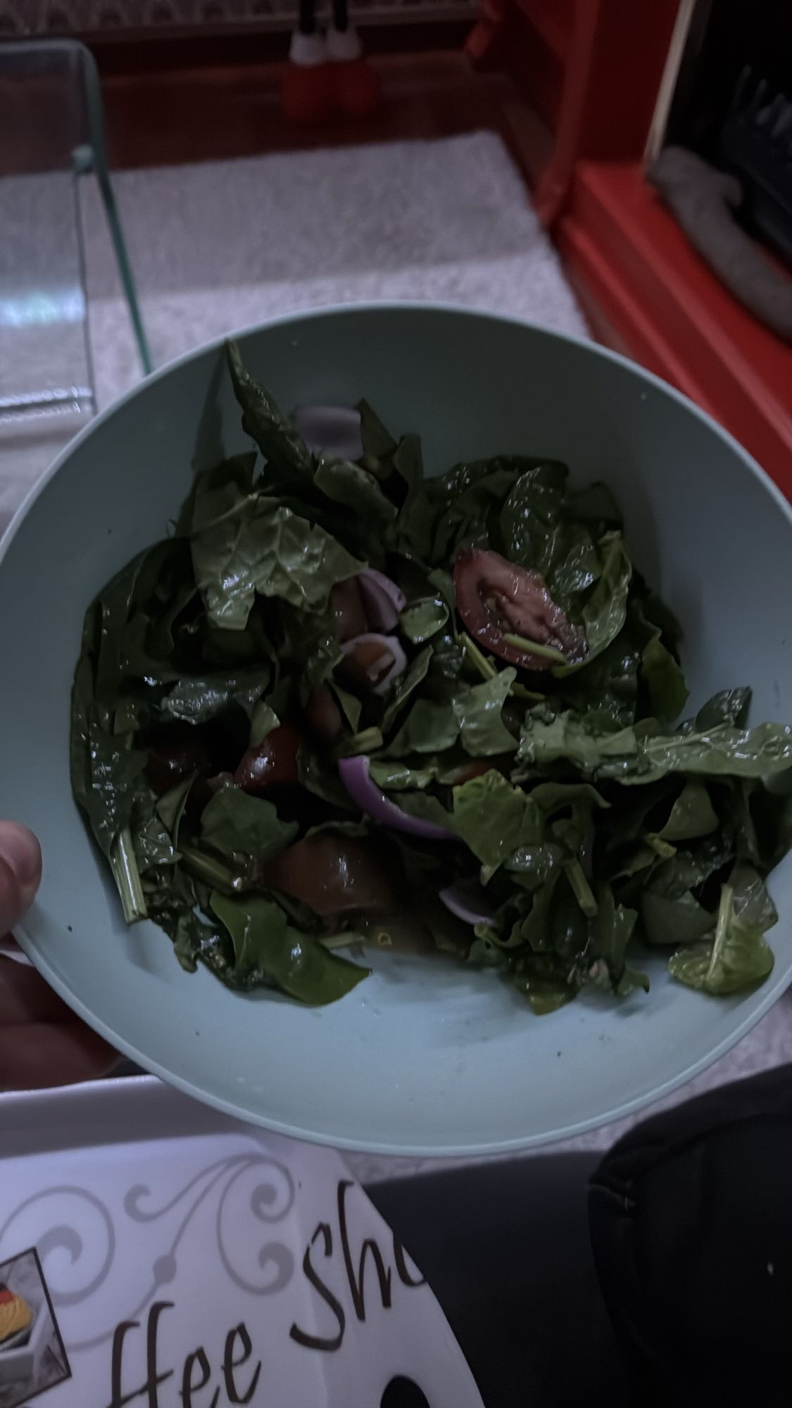 ensalada de espinaca