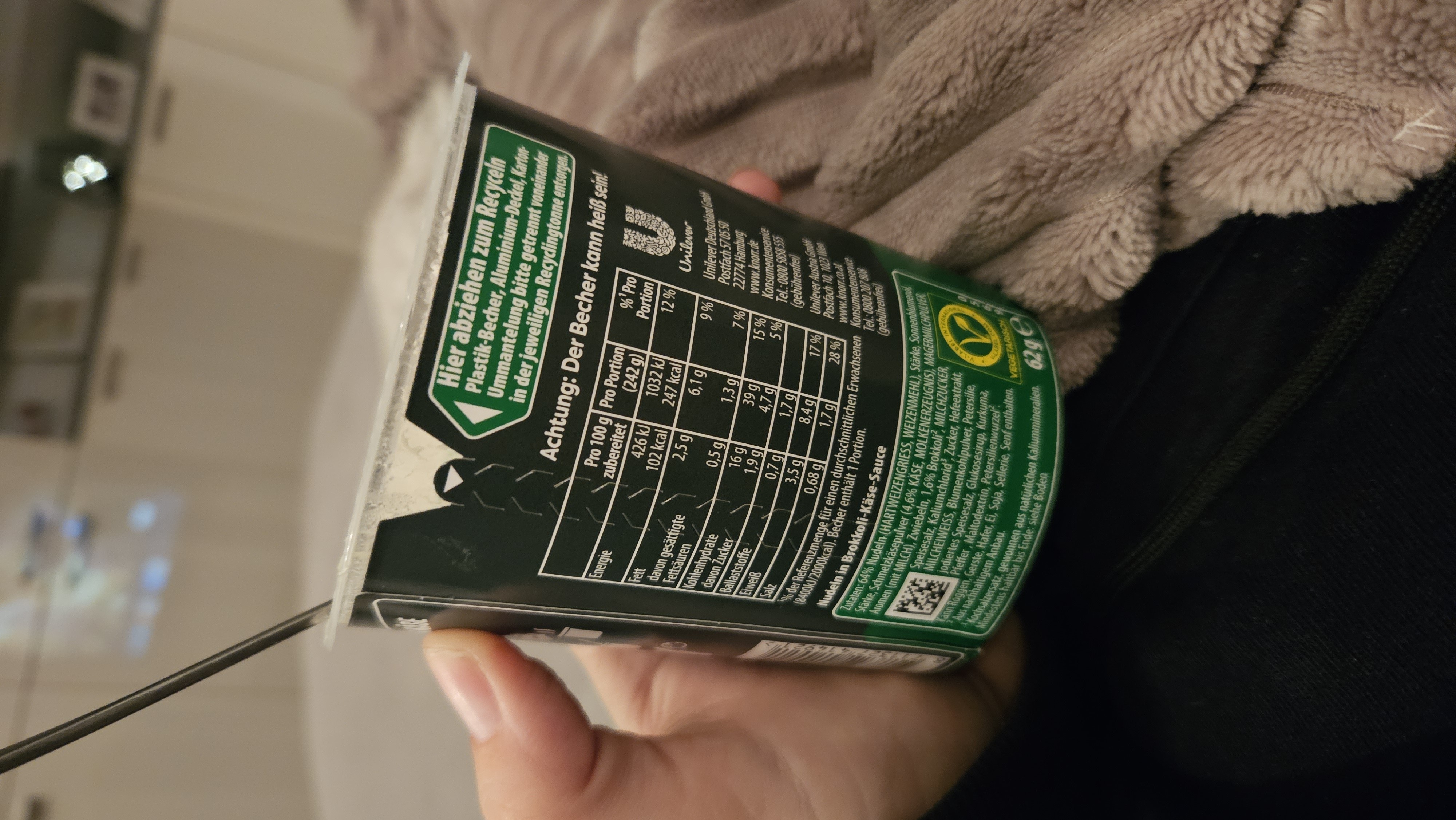 Instant-Nudelgericht