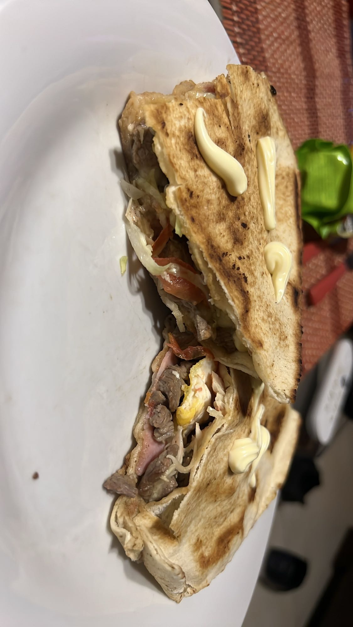 Grilled beef sandwich