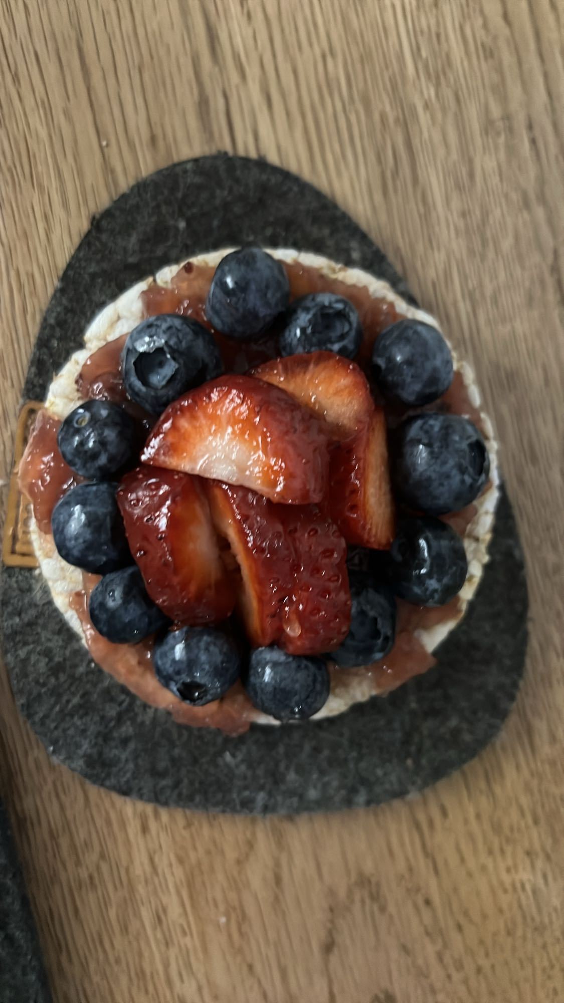 Fruchtiger Reiswaffel-Snack