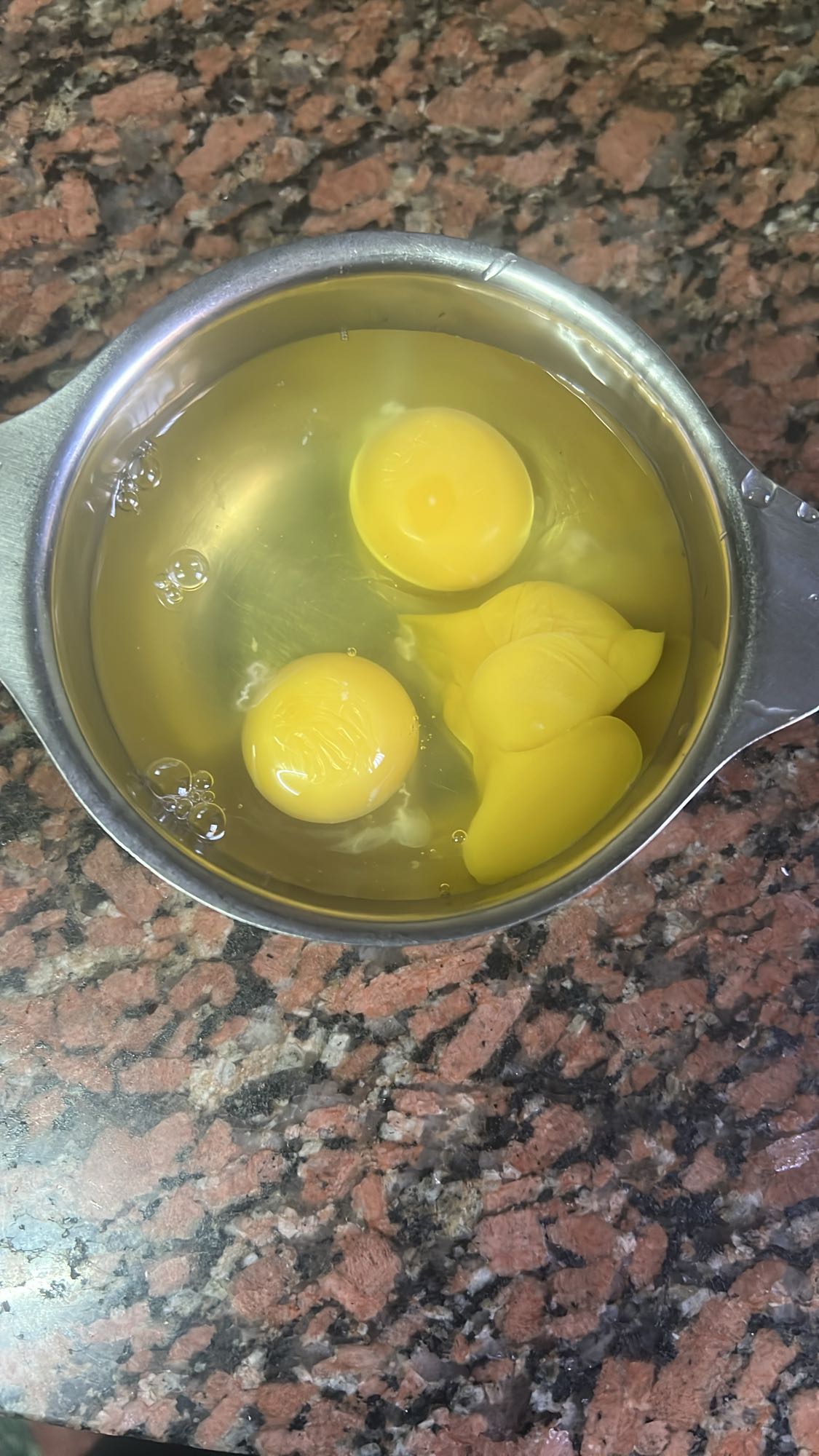 Raw Eggs in Bowl