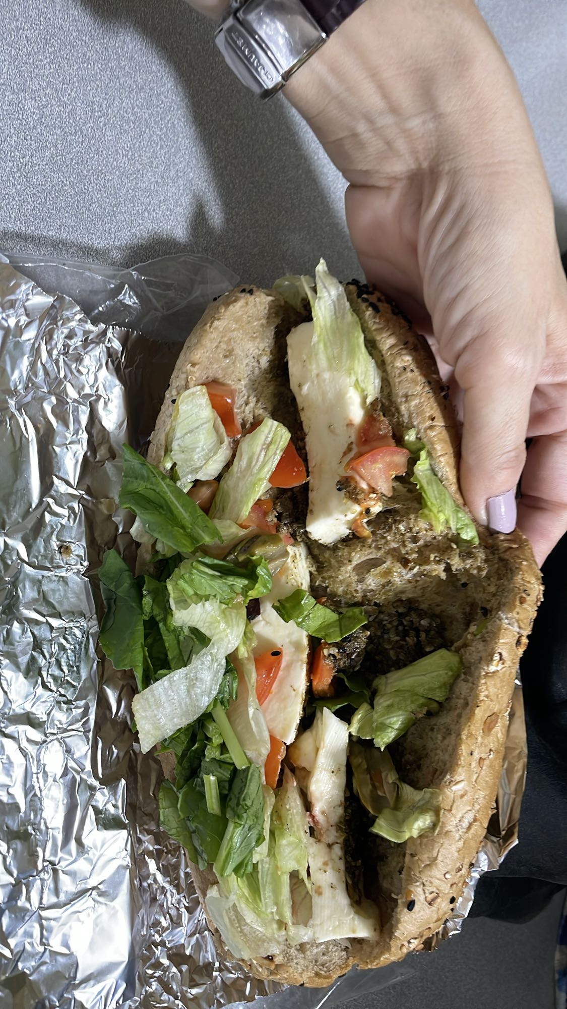 Grilled Halloumi Sandwich