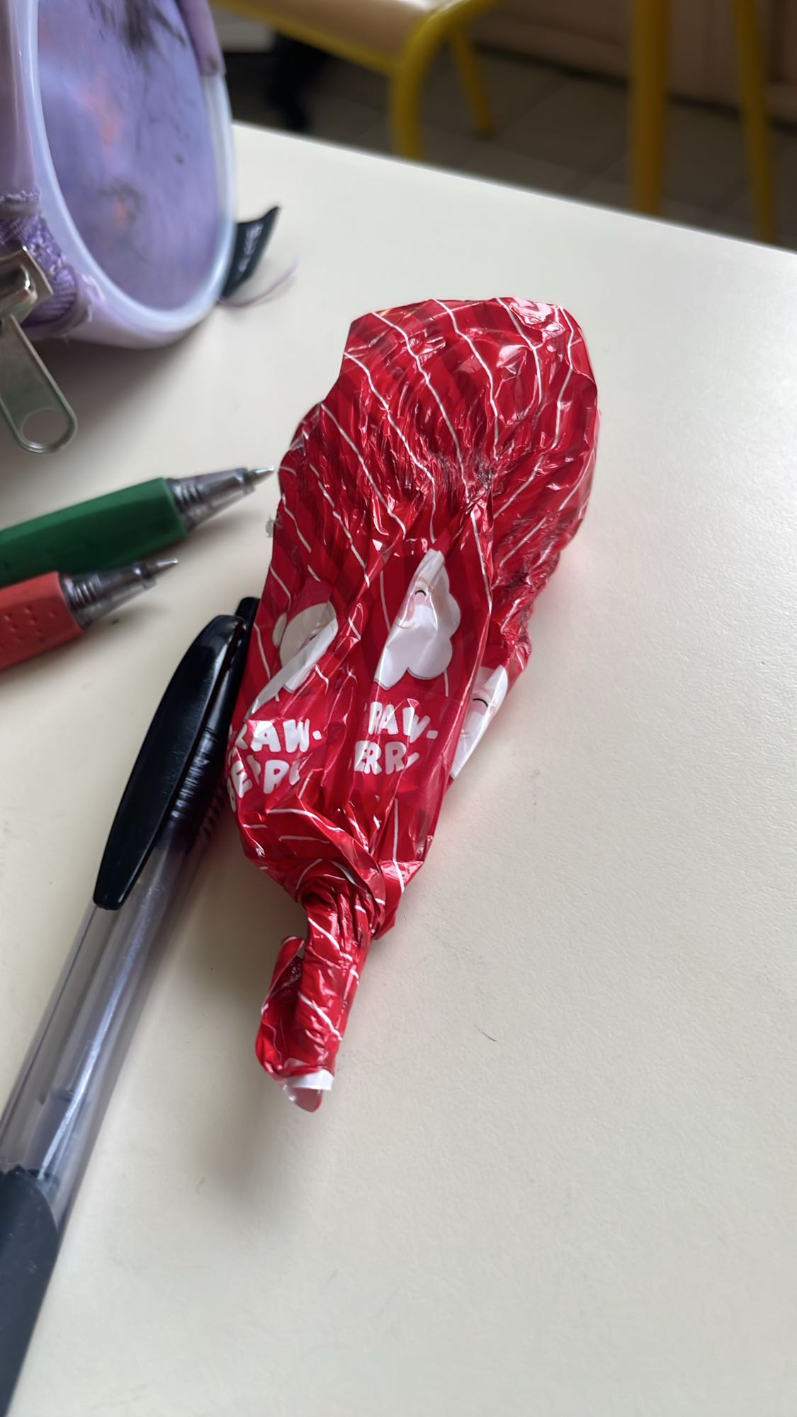 Sucette à la fraise