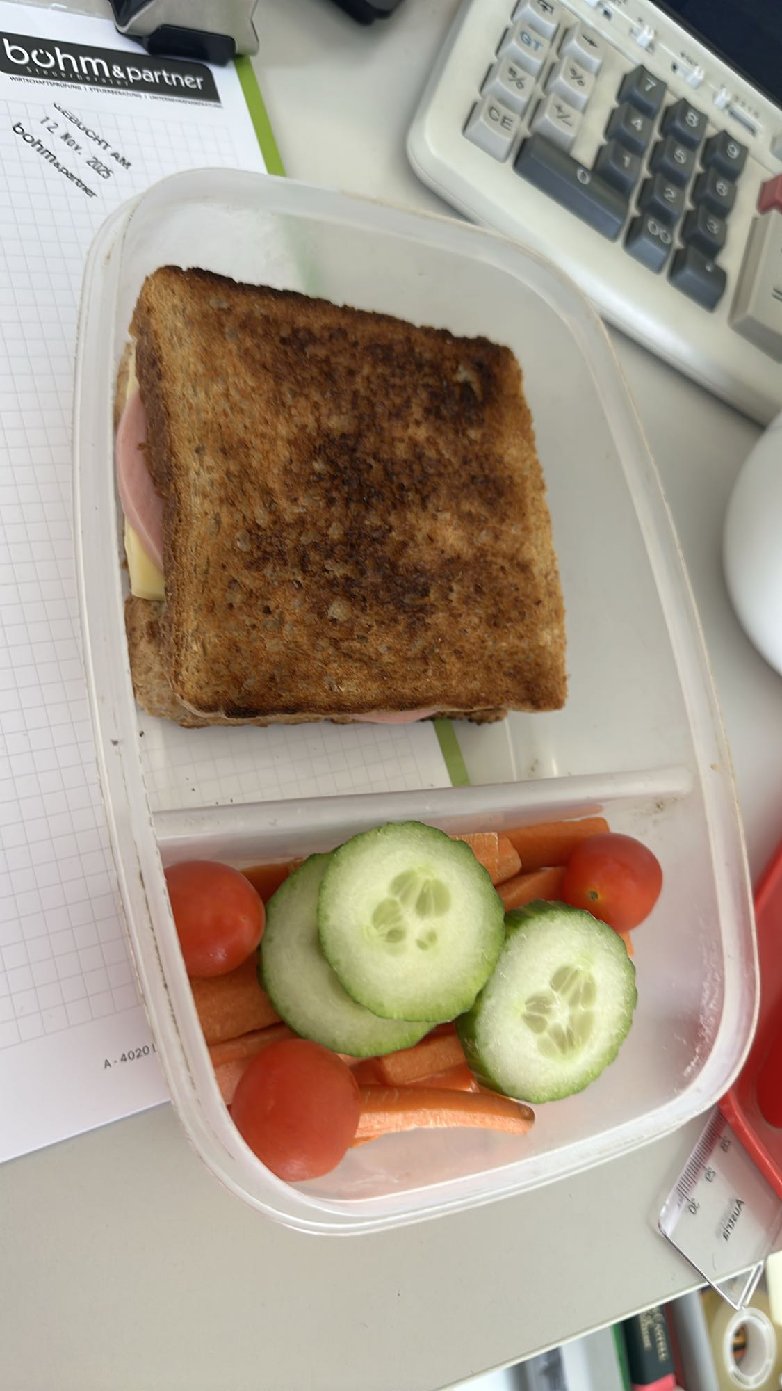 Sandwich mit Gemüse