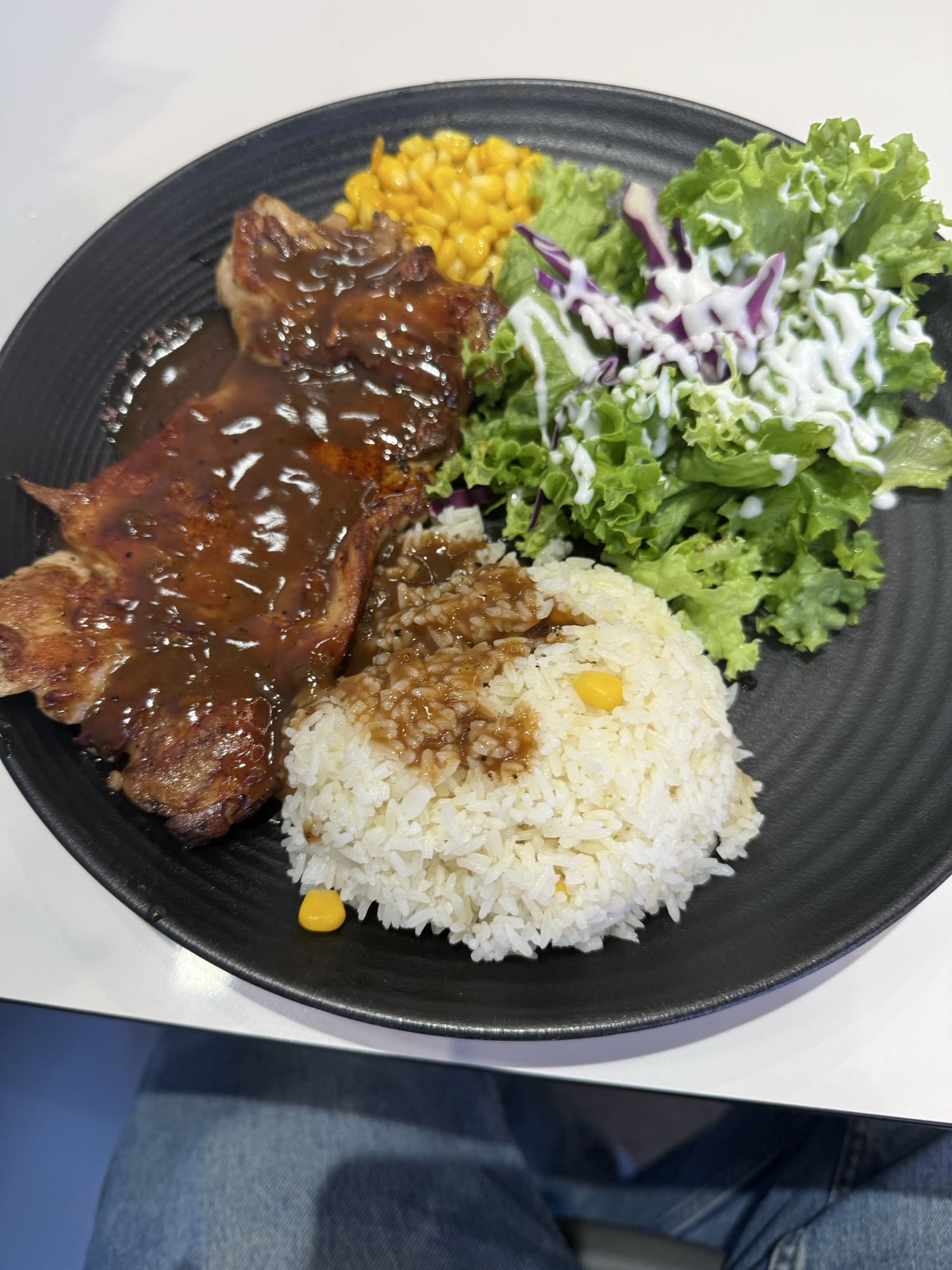 Grilled Chicken Rice Plate