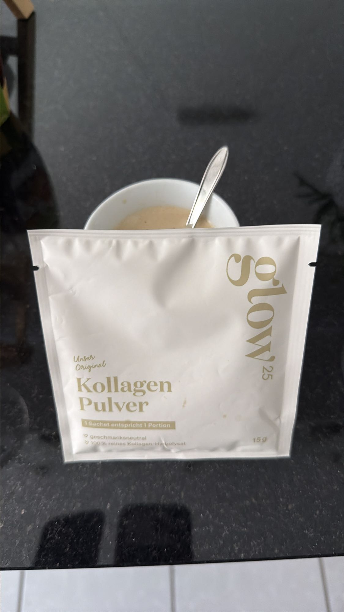 Kollagen Pulver Getränk