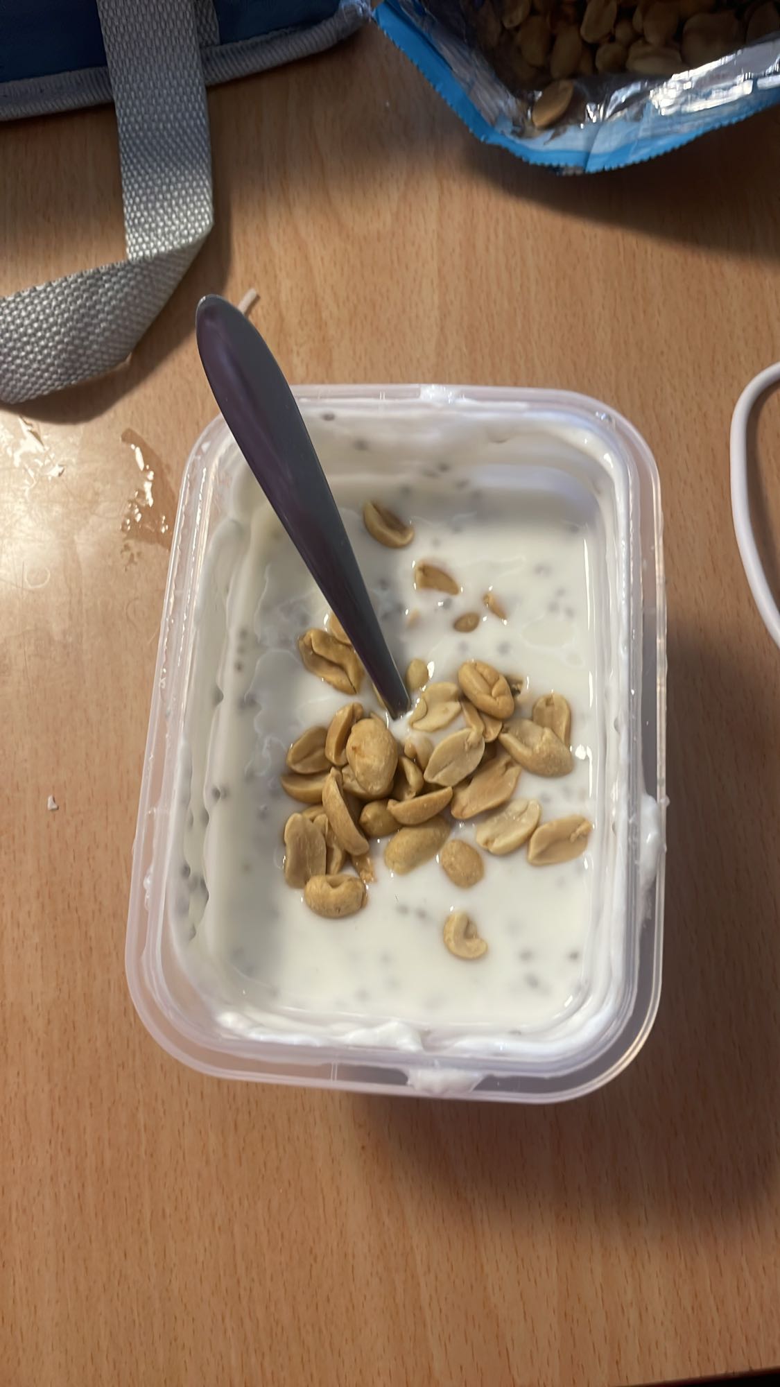 Yaourt aux cacahuètes